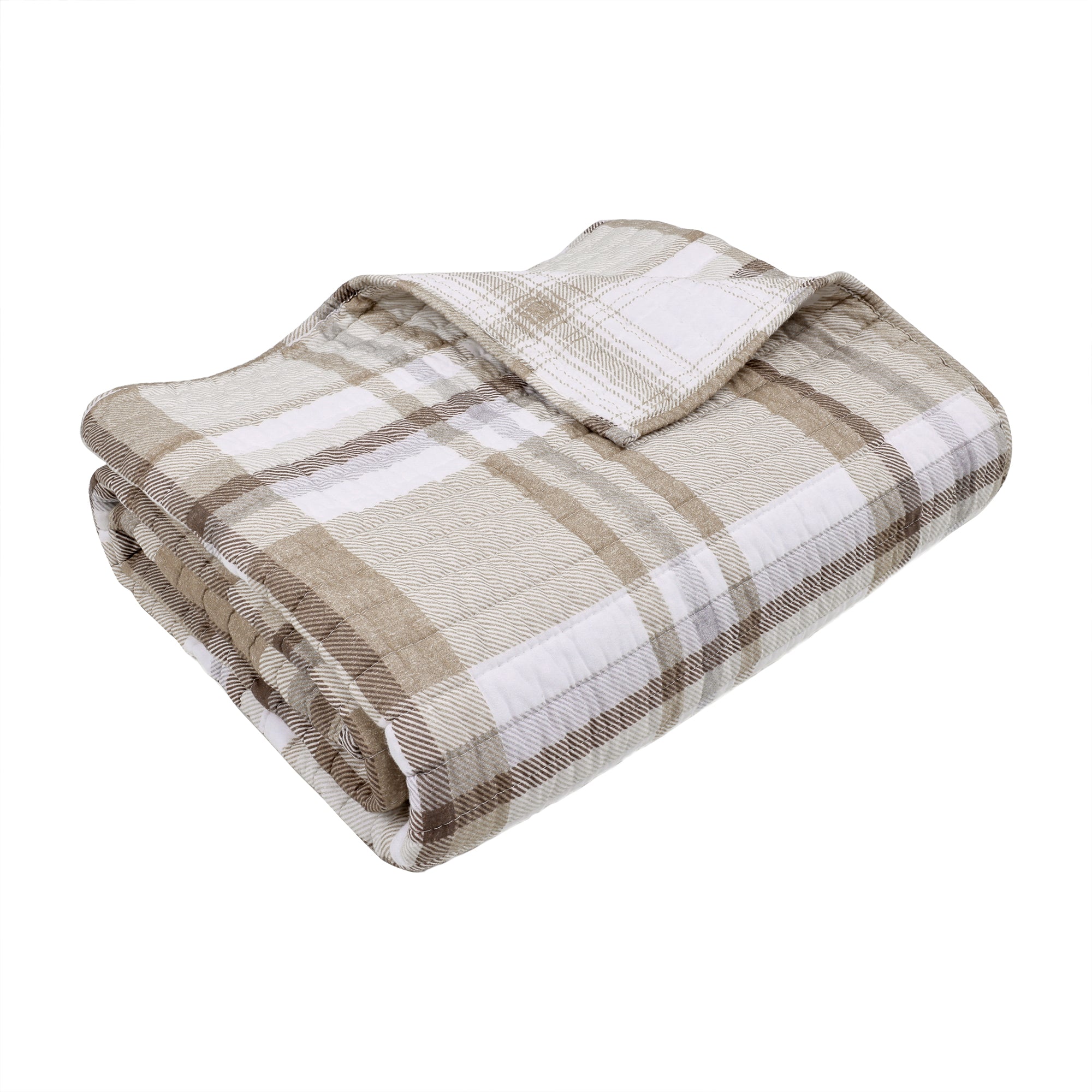 Levtex Home Spencer Plaid Quilted Throw Throws