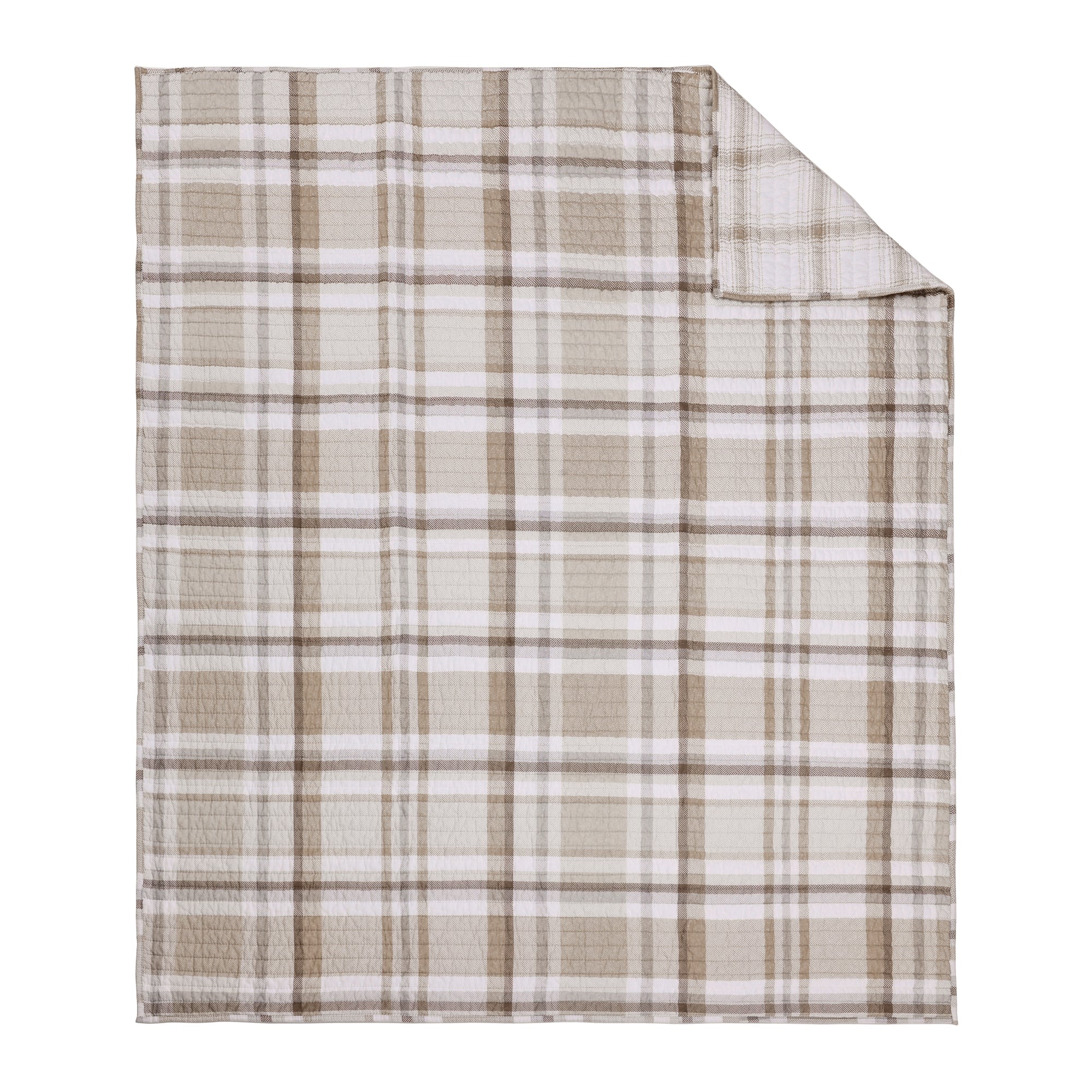 Levtex Home Spencer Plaid Quilted Throw Throws