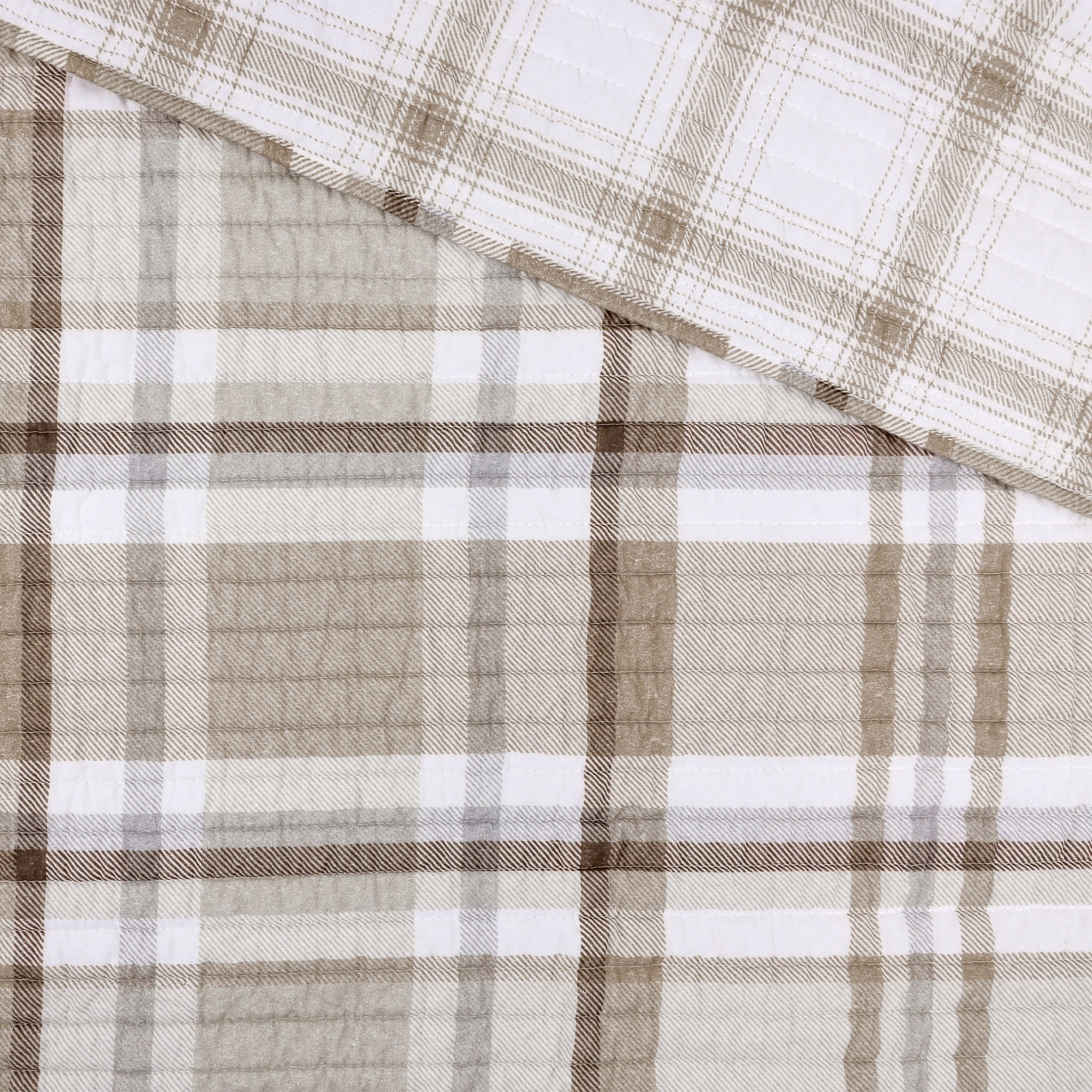 Levtex Home Spencer Plaid Quilted Throw Throws