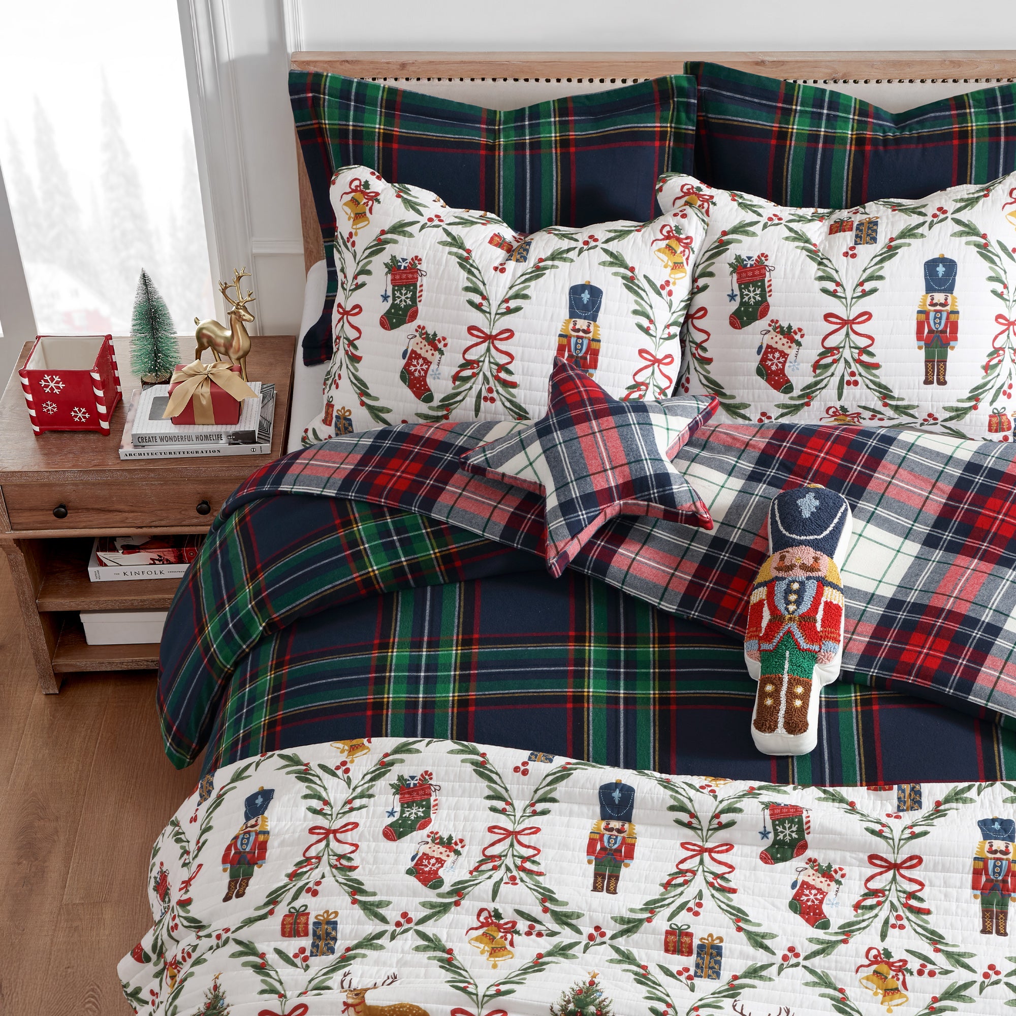 Spencer Plaid Flannel Duvet Cover Set