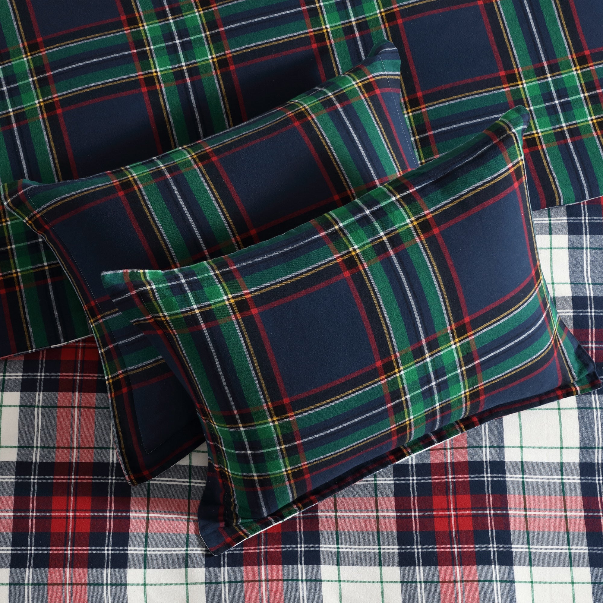 Spencer Plaid Flannel Duvet Cover Set