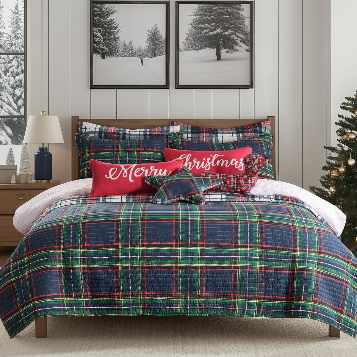 Levtex Home Spencer Plaid Quilt Quilts