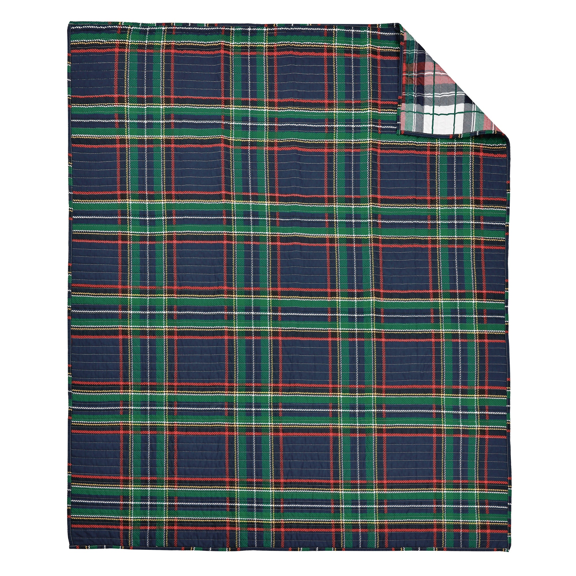 Levtex Home Spencer Plaid Quilted Throw Throws