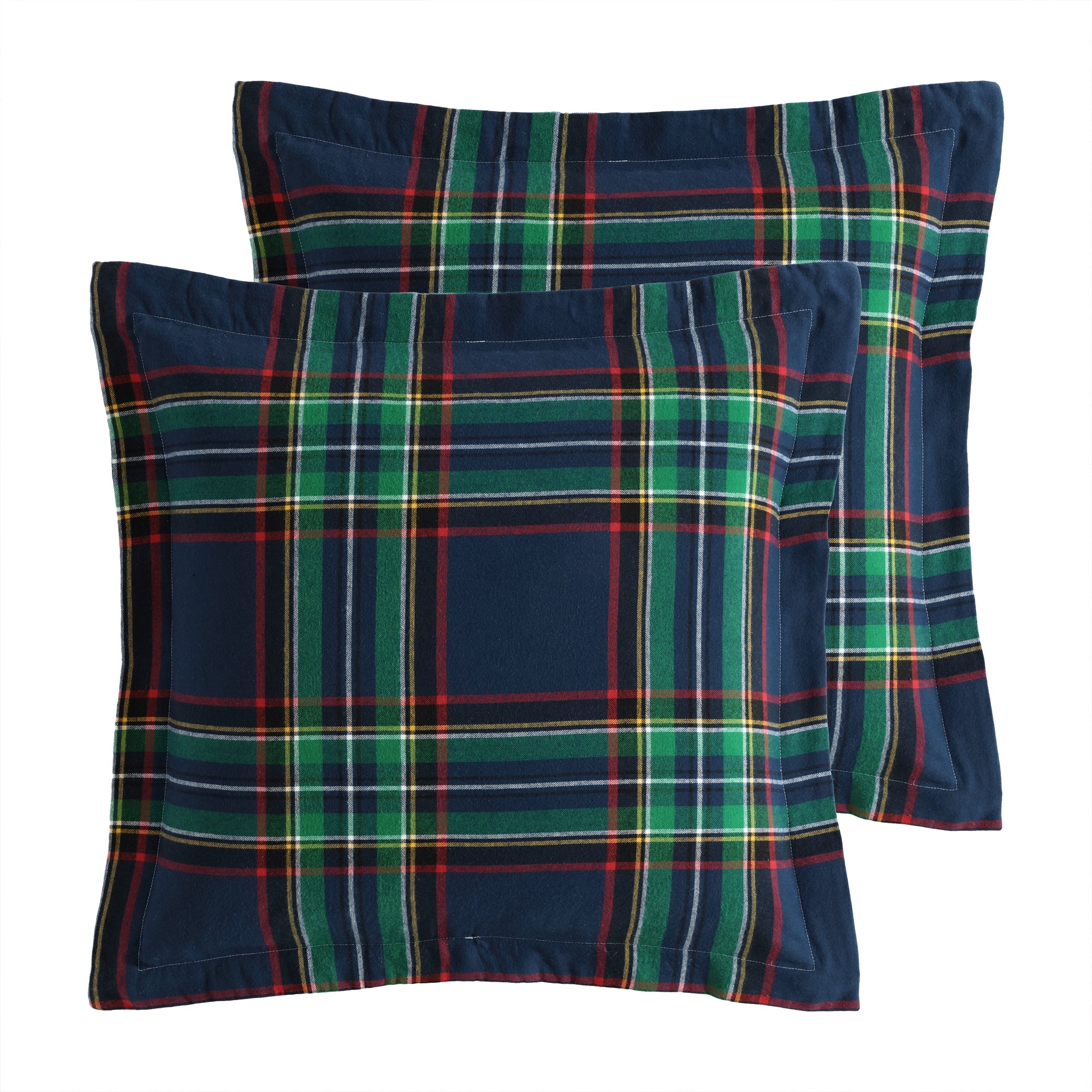 Levtex Home Spencer Plaid Euro Sham Set of 2 Euro Shams
