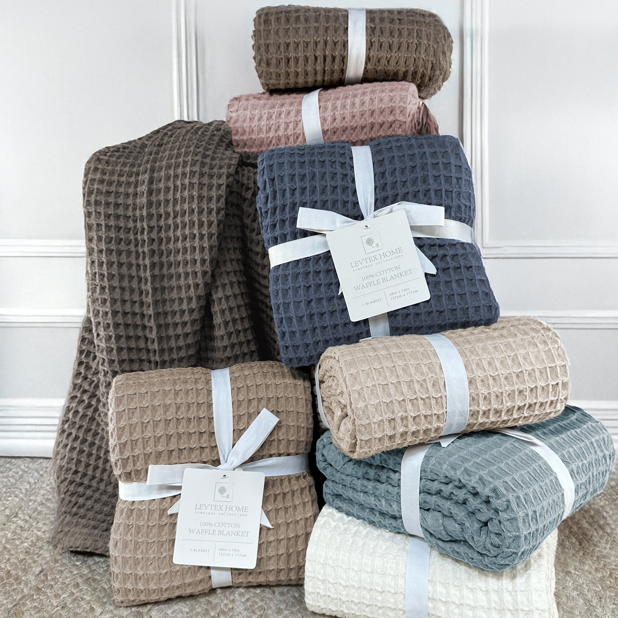 Waffle Blanket Throw