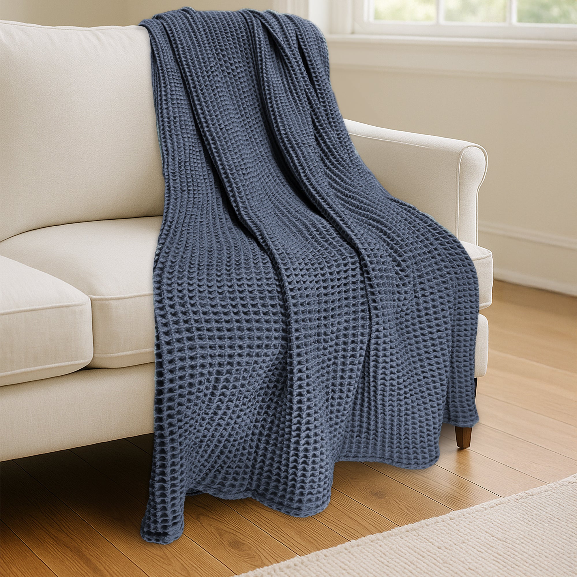 Waffle Blanket Throw