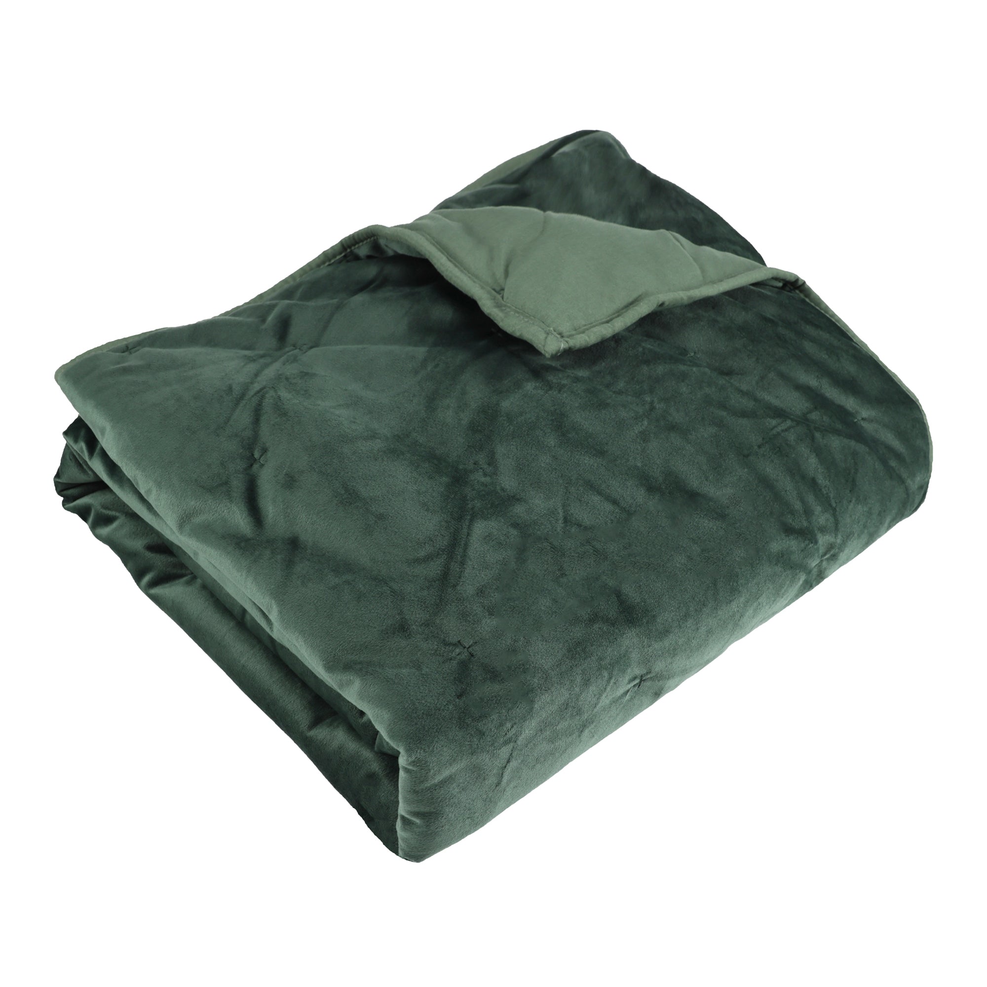 BH Calabria Velvet Ochre Quilted Throw