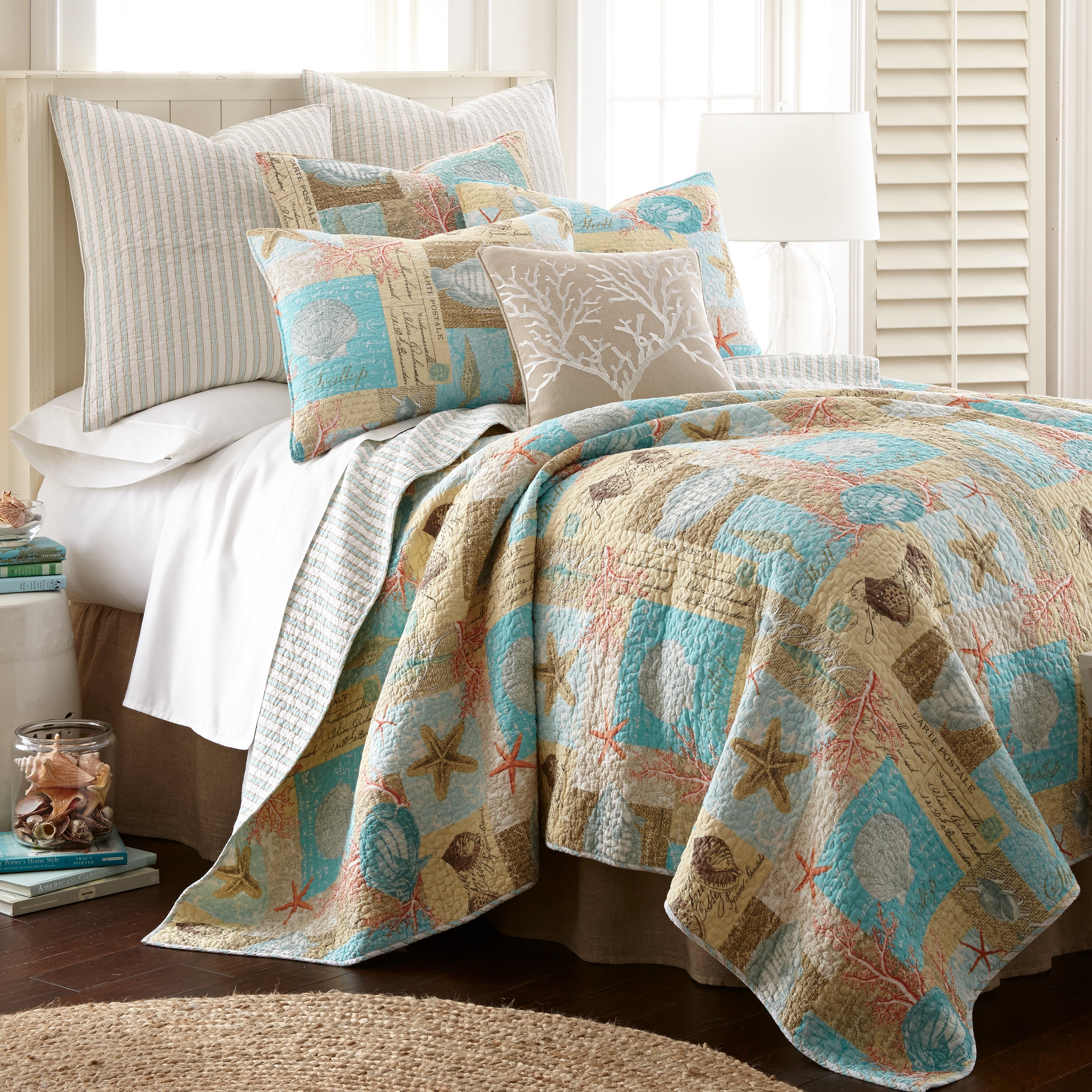 Bahamas Coral Taupe Pillow