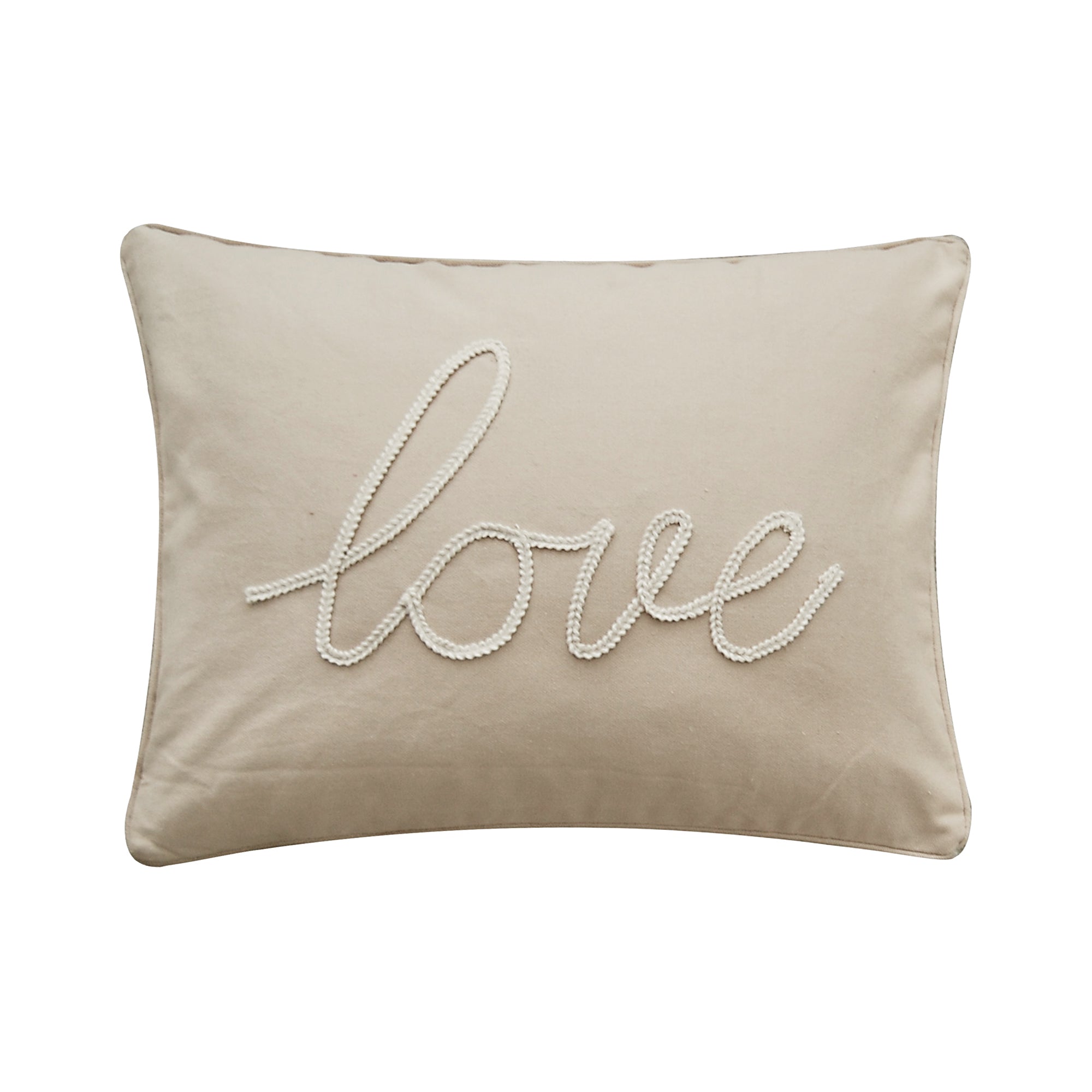 Levtex Home Love Pillow Natural Decorative Pillows