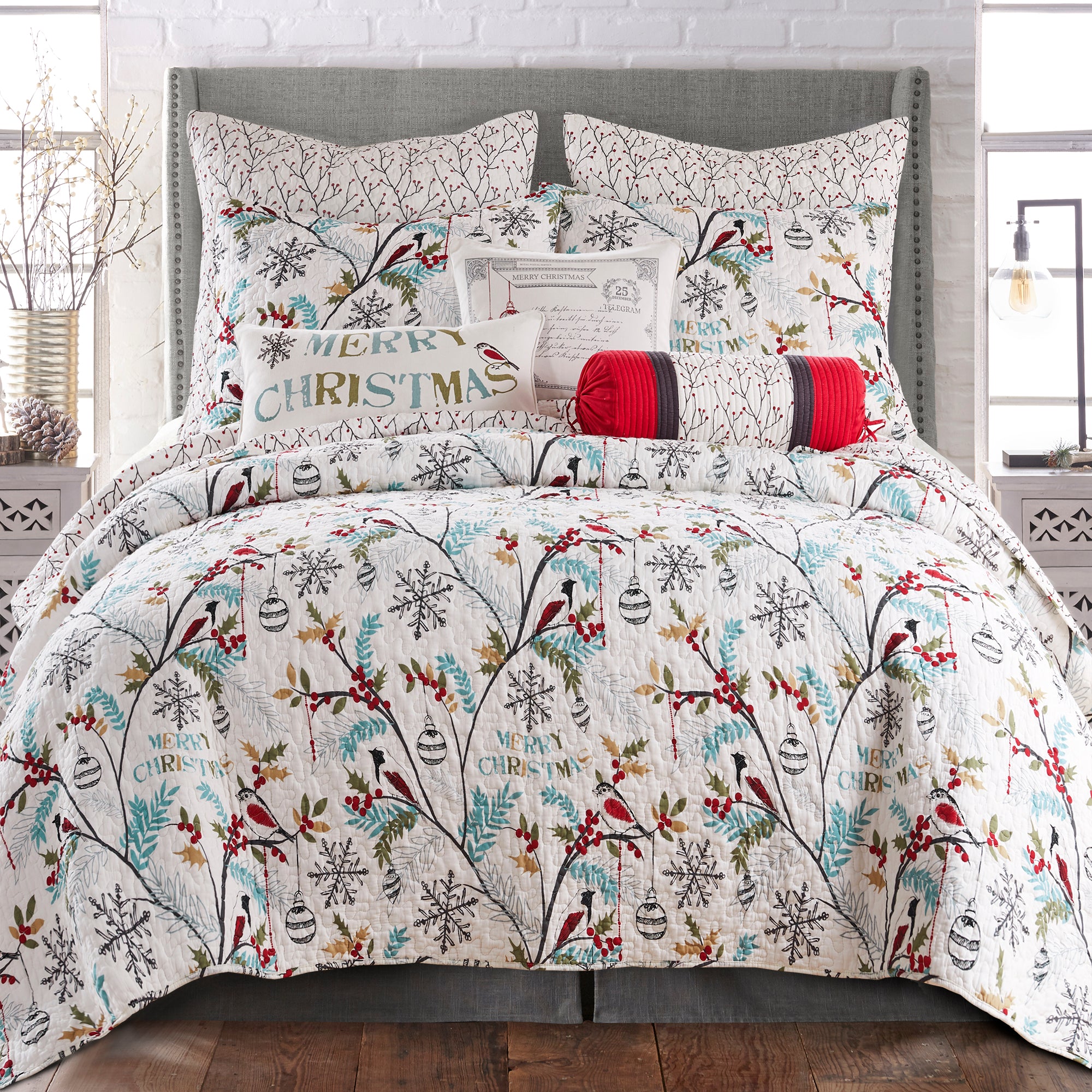 Levtex Home Mistletoe Pillow Sham Shams