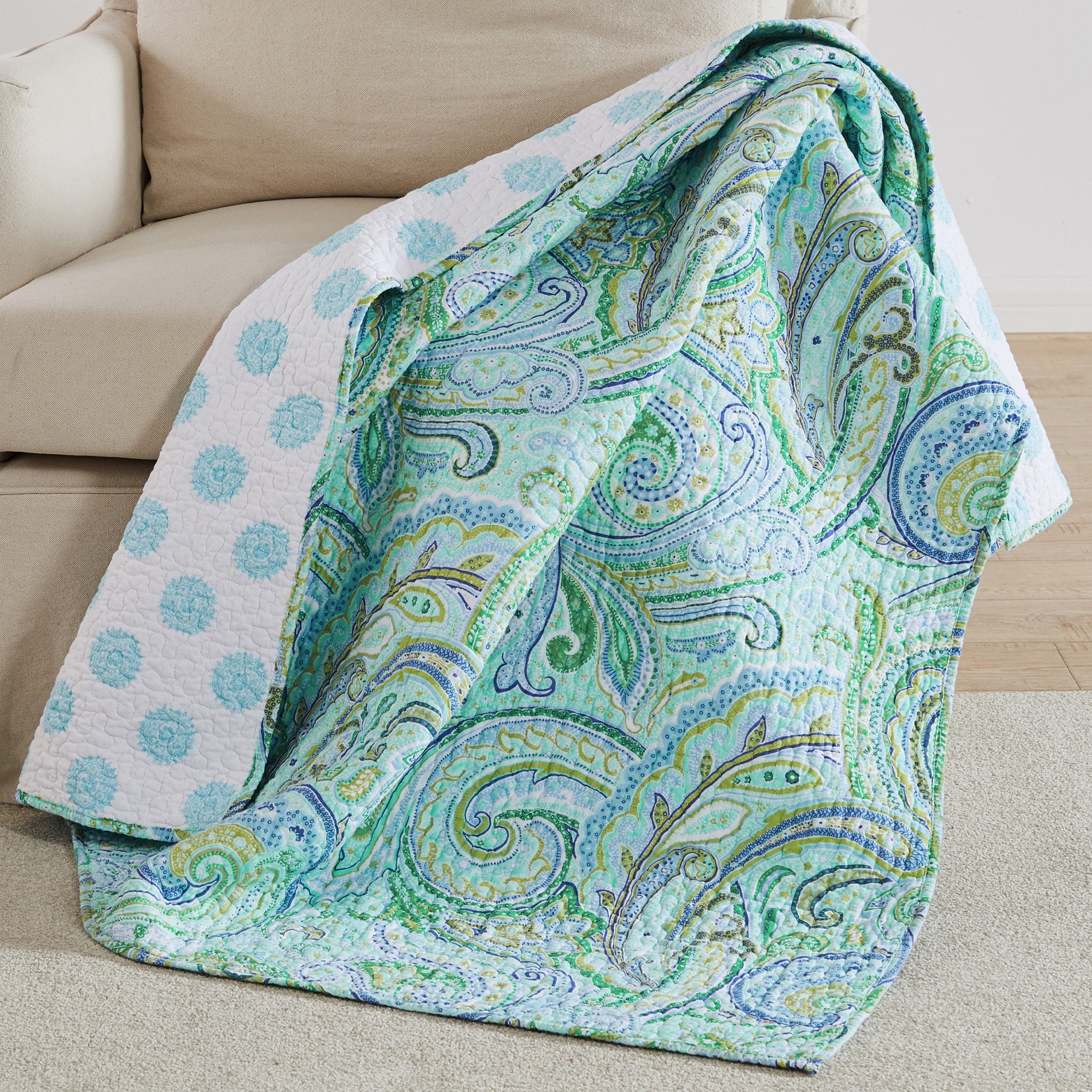 Levtex Home Spruce Quilted Throw Throws