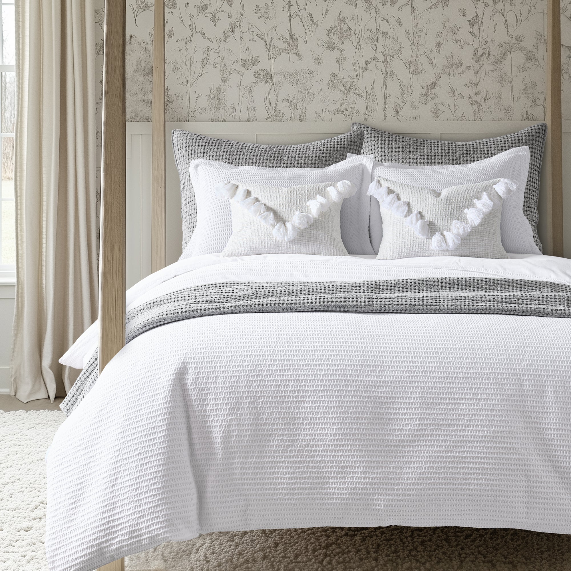 Cloud Waffle Comforter Set