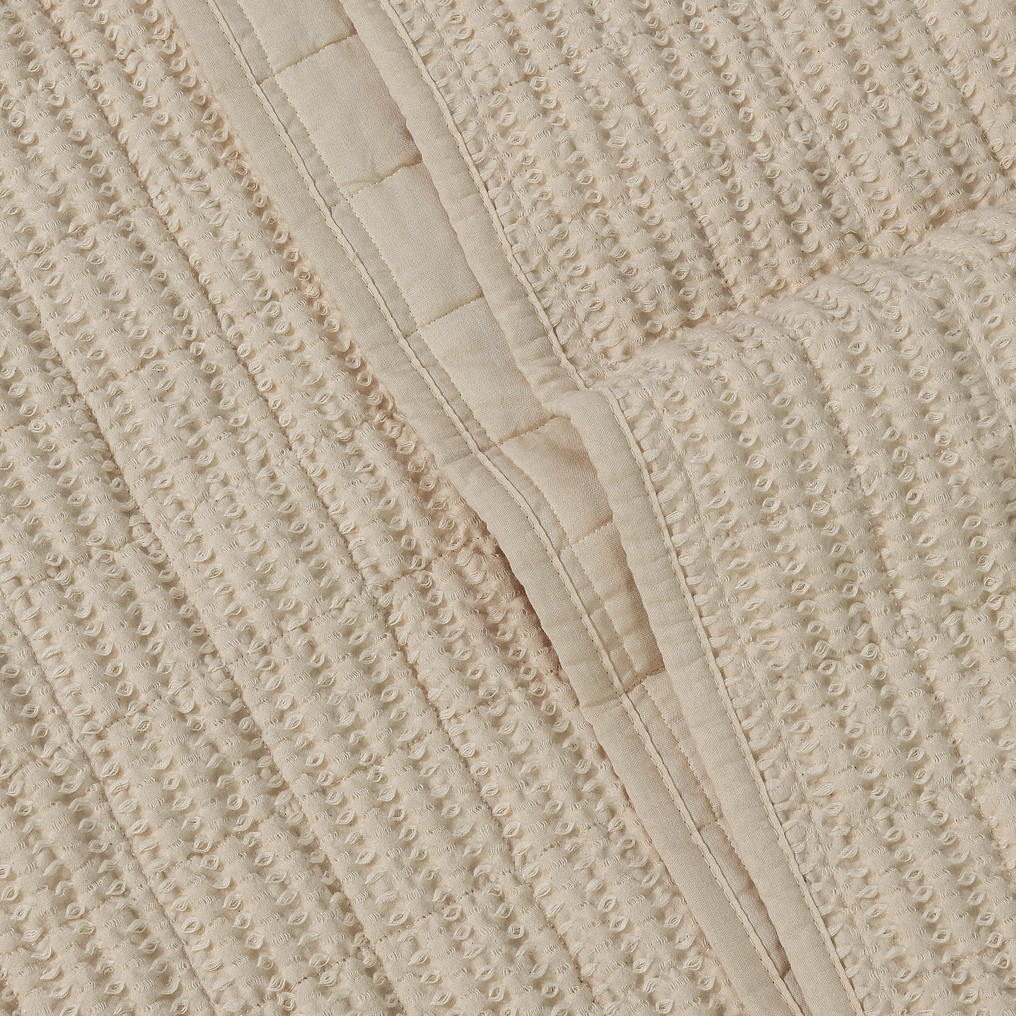 Cloud Waffle Quilted Throw