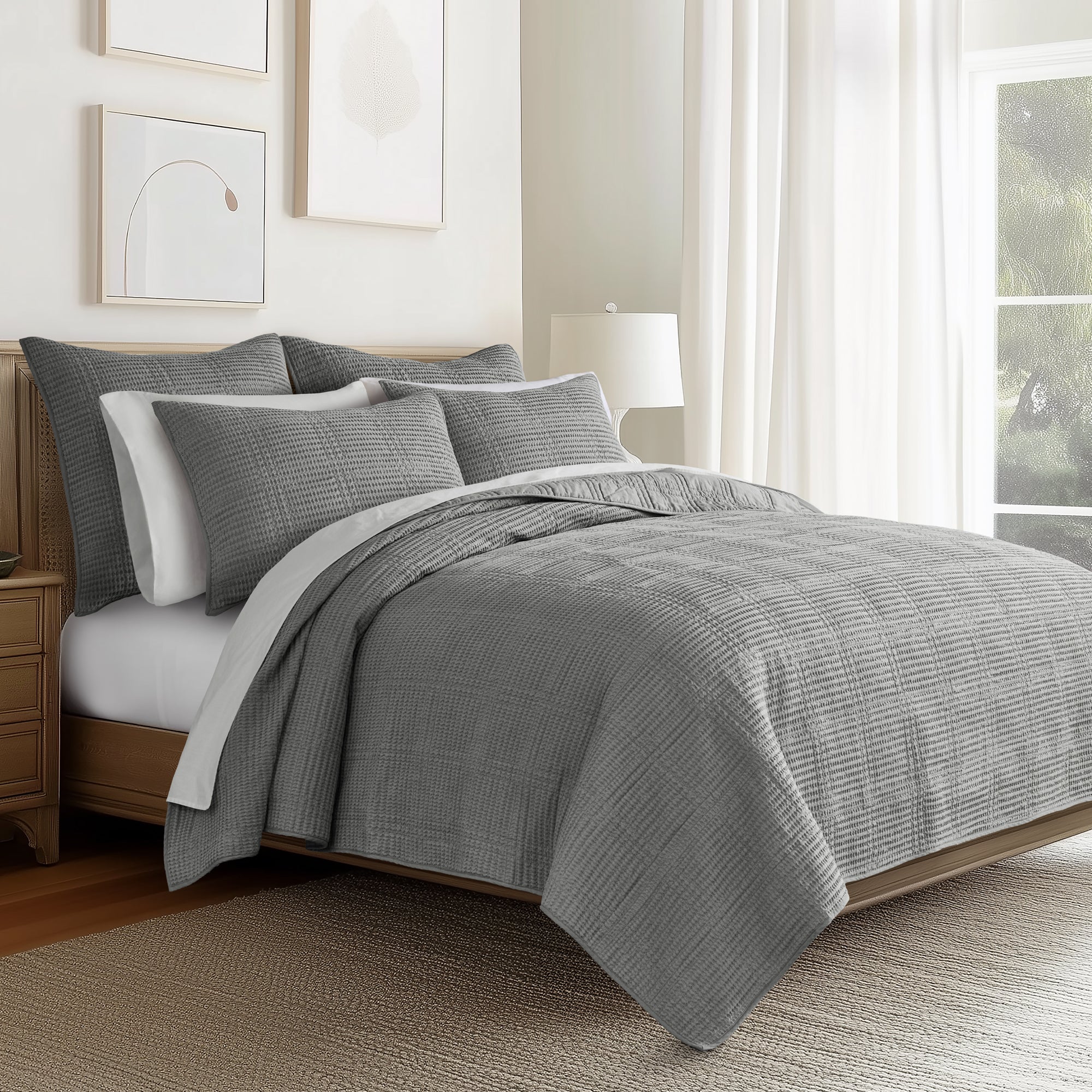 Levtex Home Cloud Waffle Quilt Set Quilts