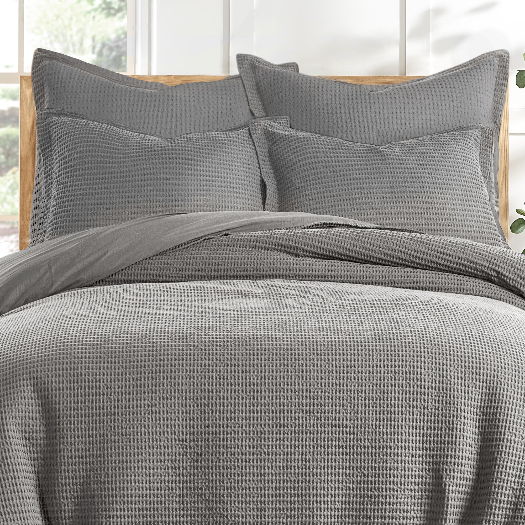 Levtex Home Cloud Waffle Euro Sham set of 2 Euro Shams