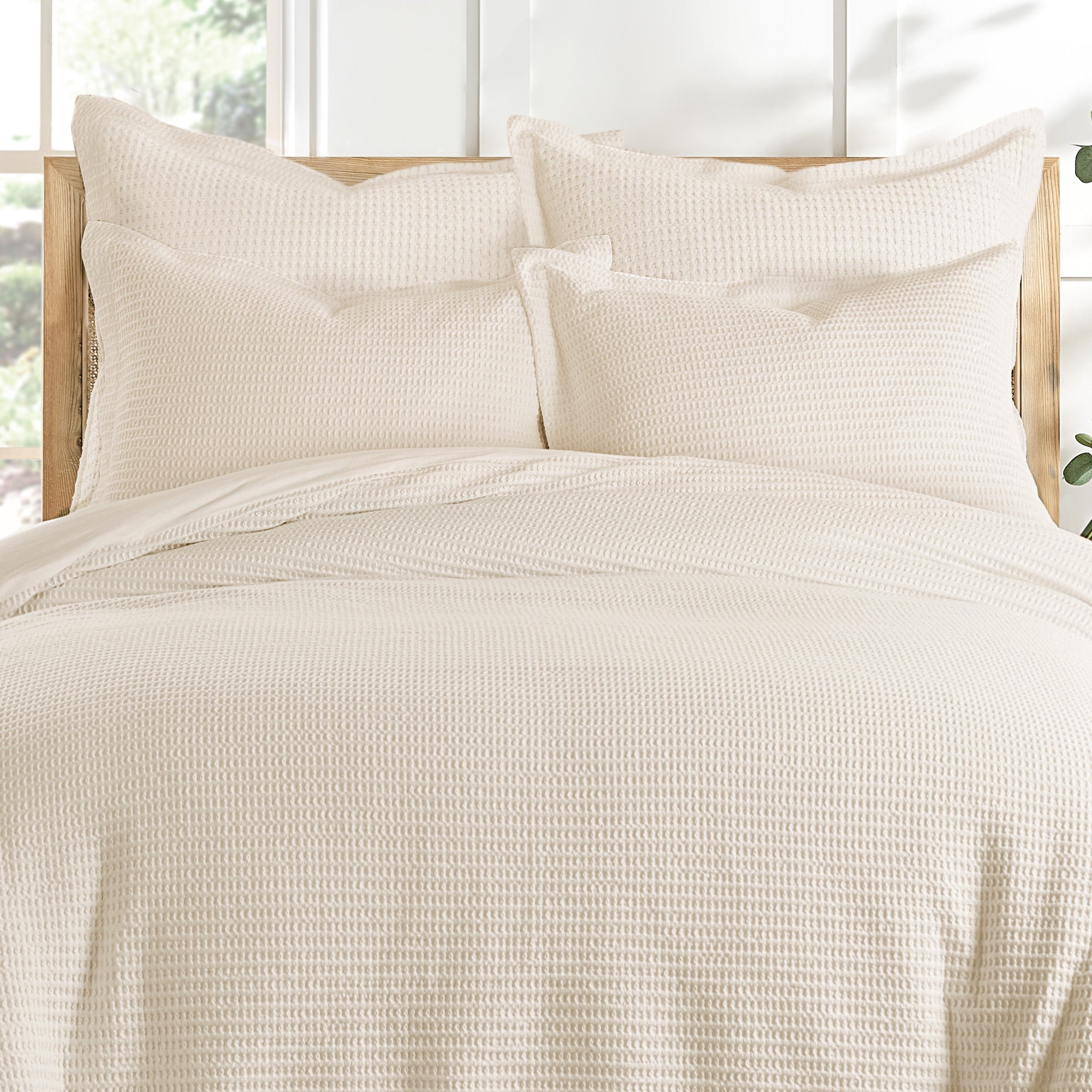 Levtex Home Cloud Waffle Euro Sham set of 2 Euro Shams