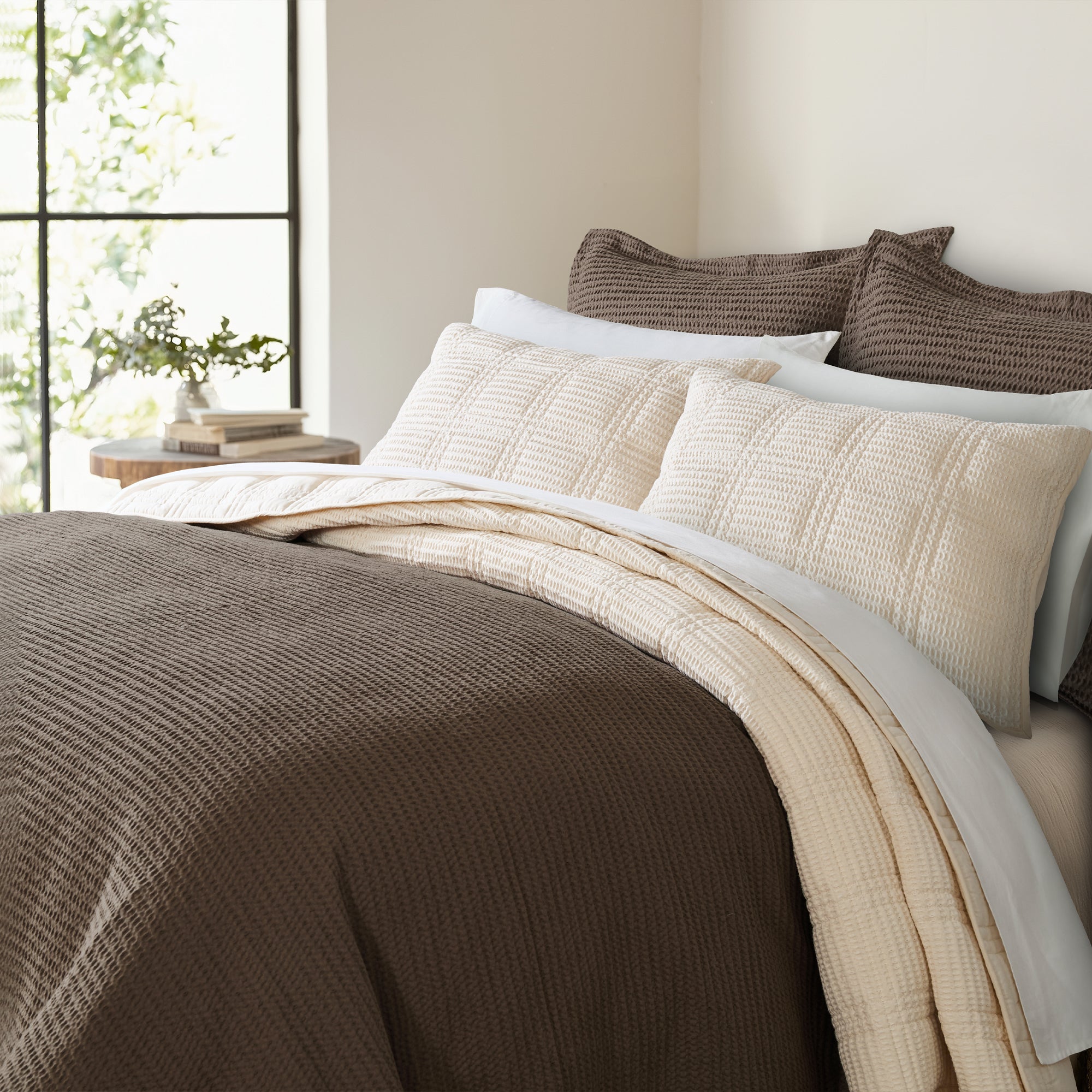 Cloud Waffle Comforter Set