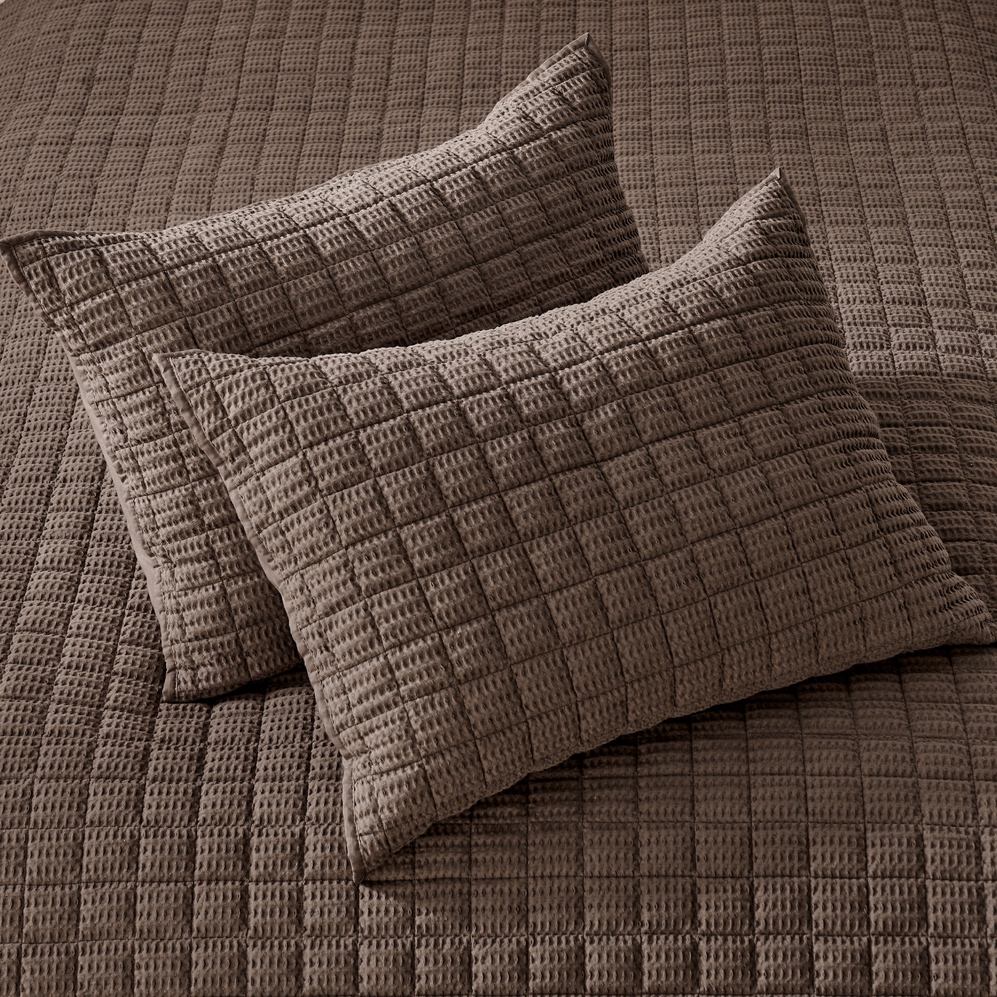 Cloud Waffle Quilt Set