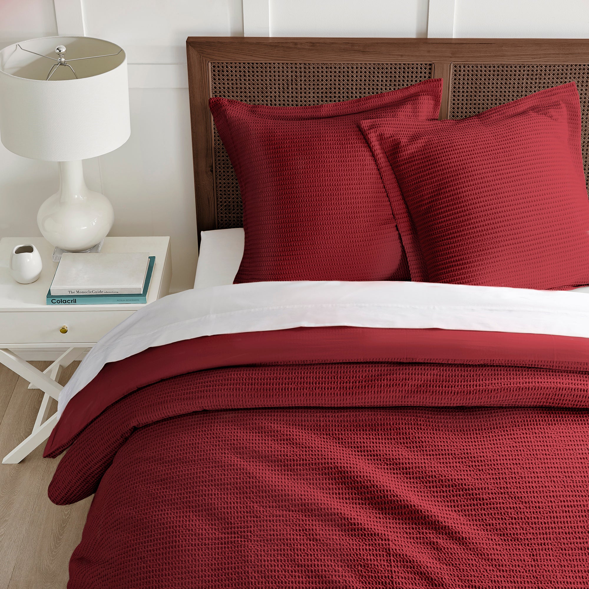 Cloud Waffle Euro Sham set of 2