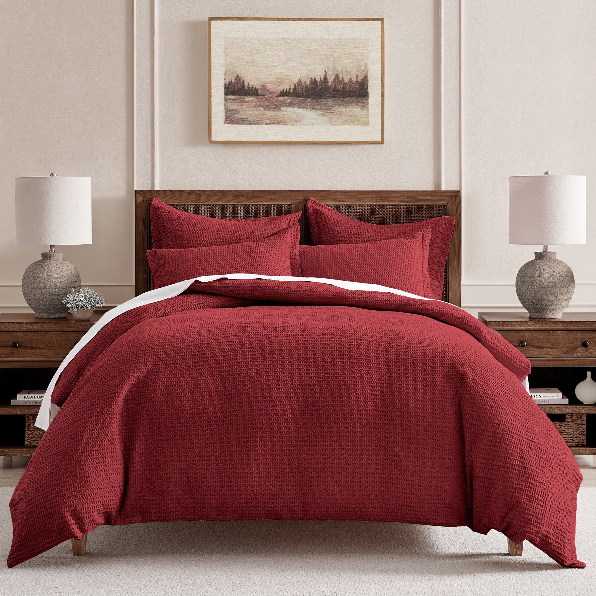 Cloud Waffle Euro Sham set of 2