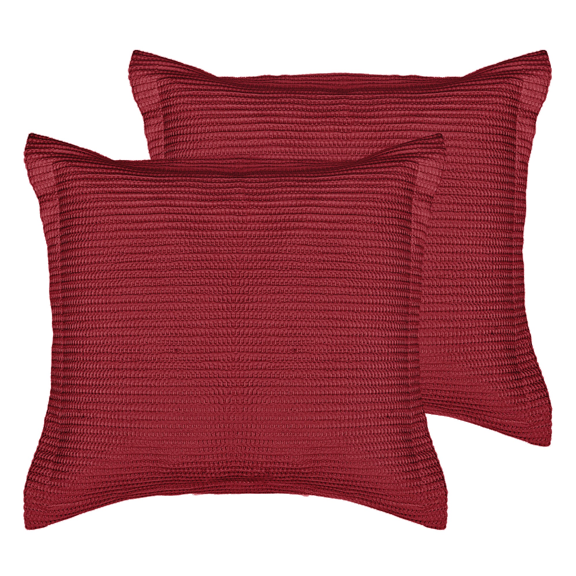 Cloud Waffle Euro Sham set of 2