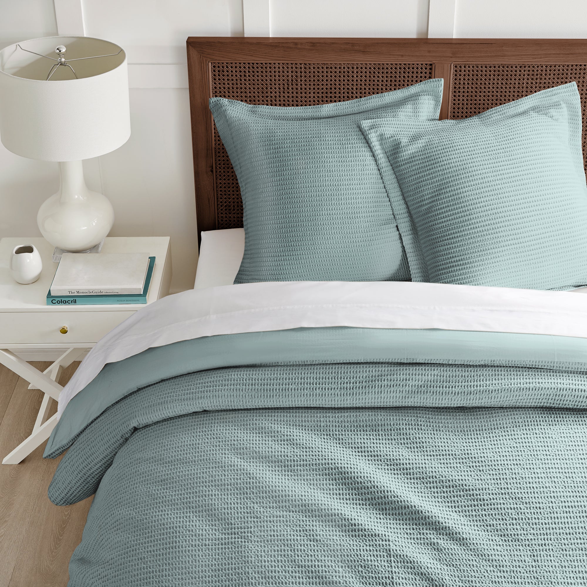 Cloud Waffle Euro Sham set of 2