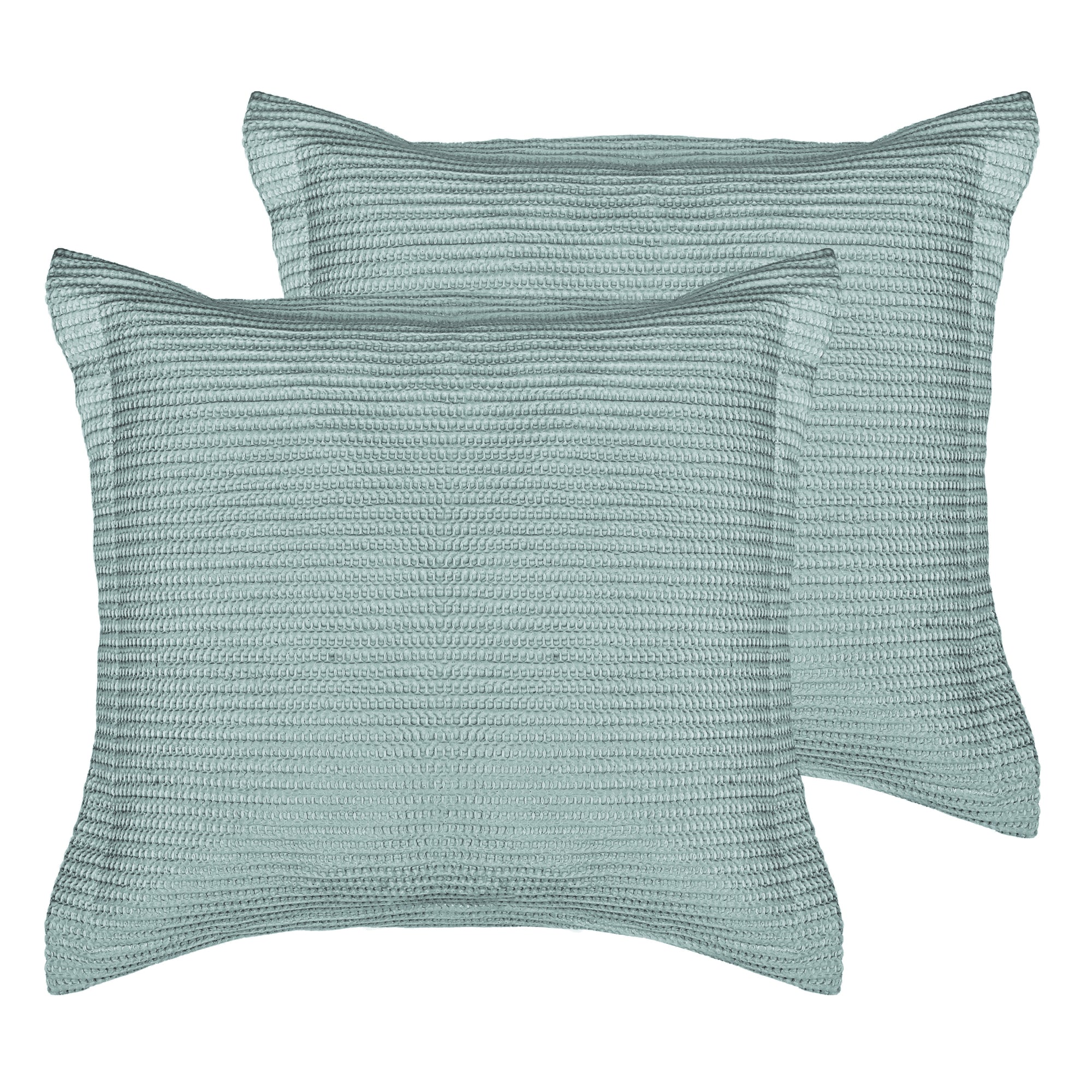 Cloud Waffle Euro Sham set of 2