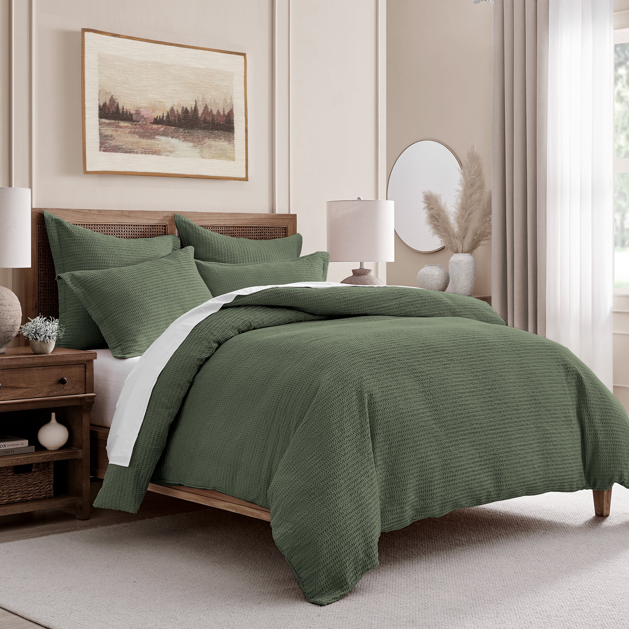 Cloud Waffle Comforter Set