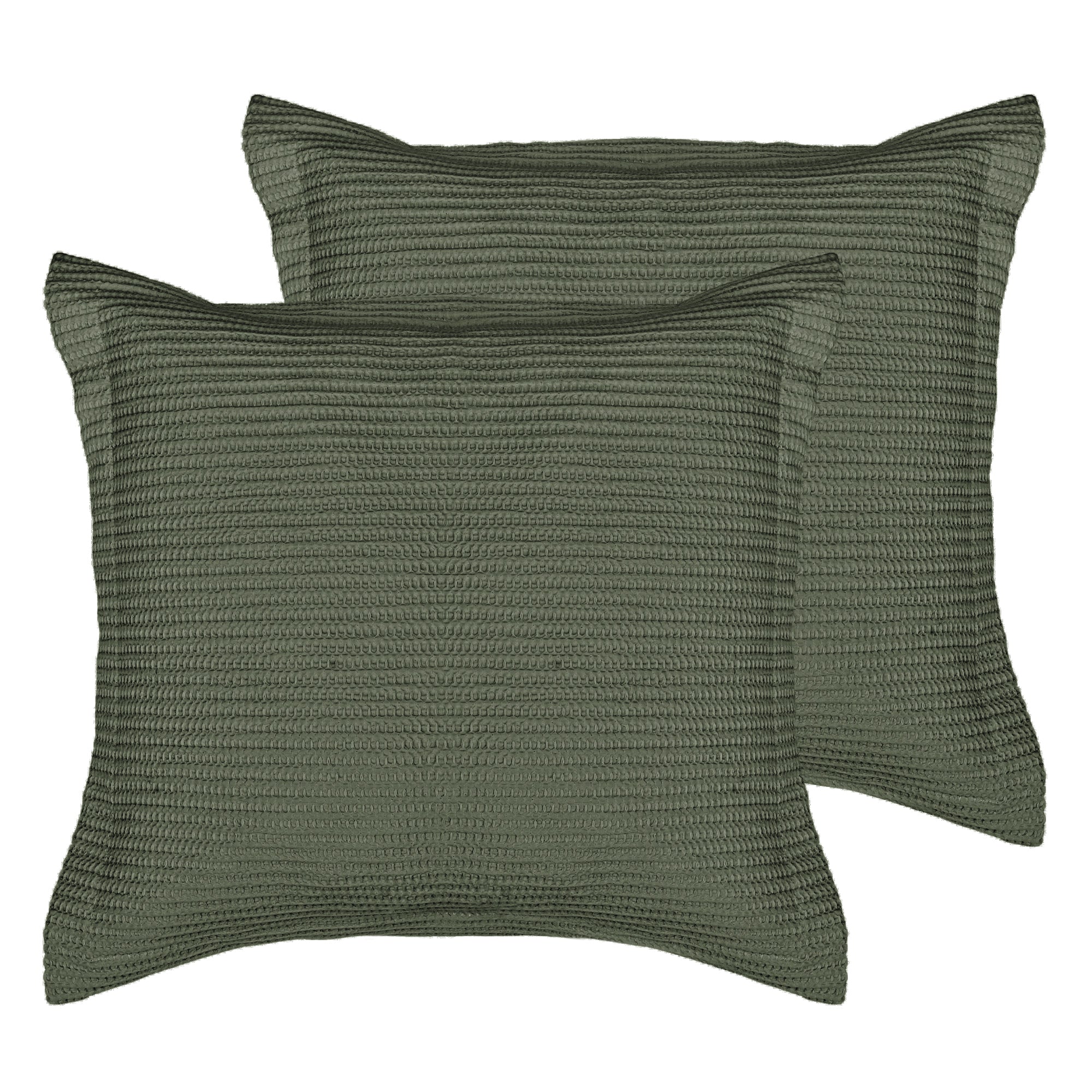 Cloud Waffle Euro Sham set of 2