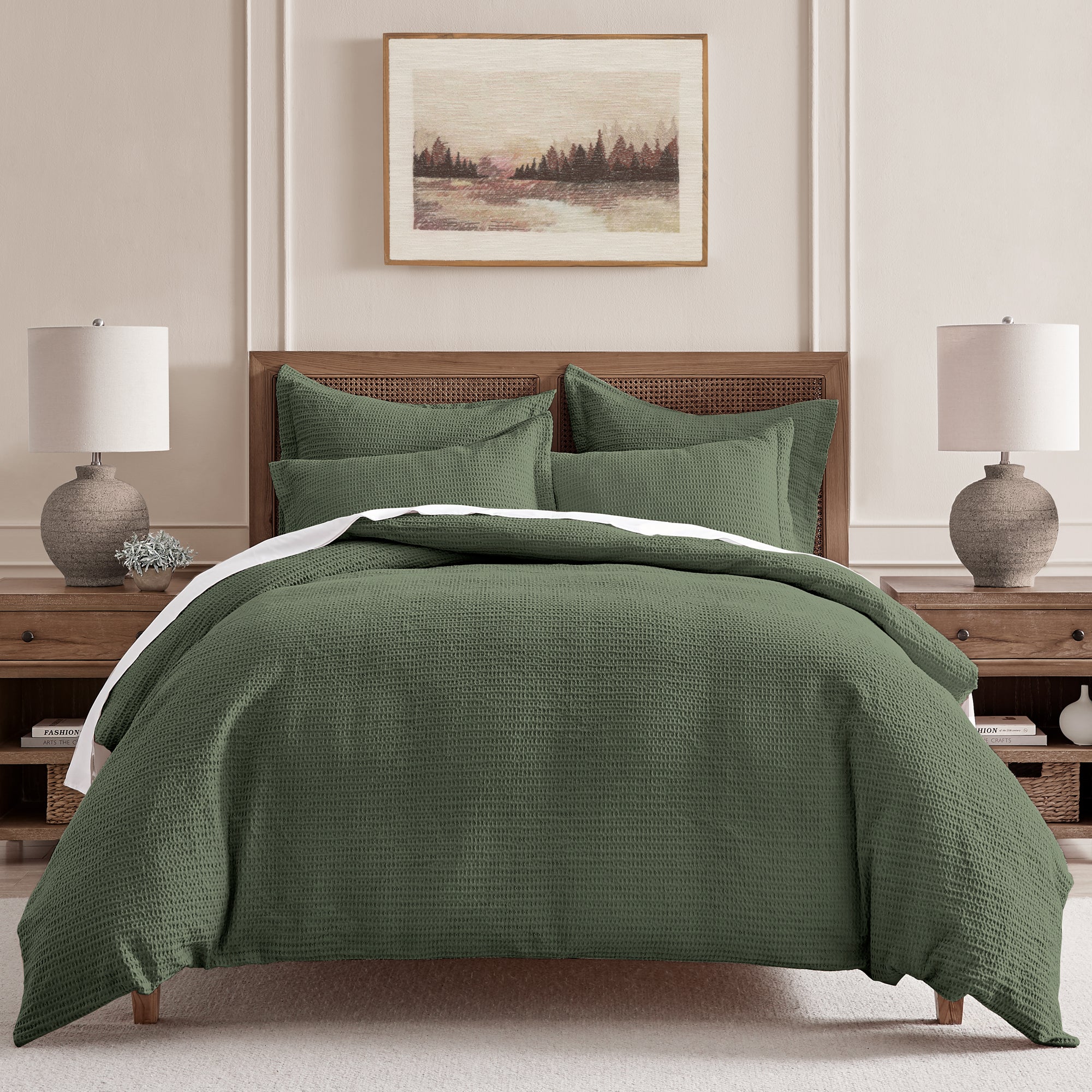 Cloud Waffle Euro Sham set of 2