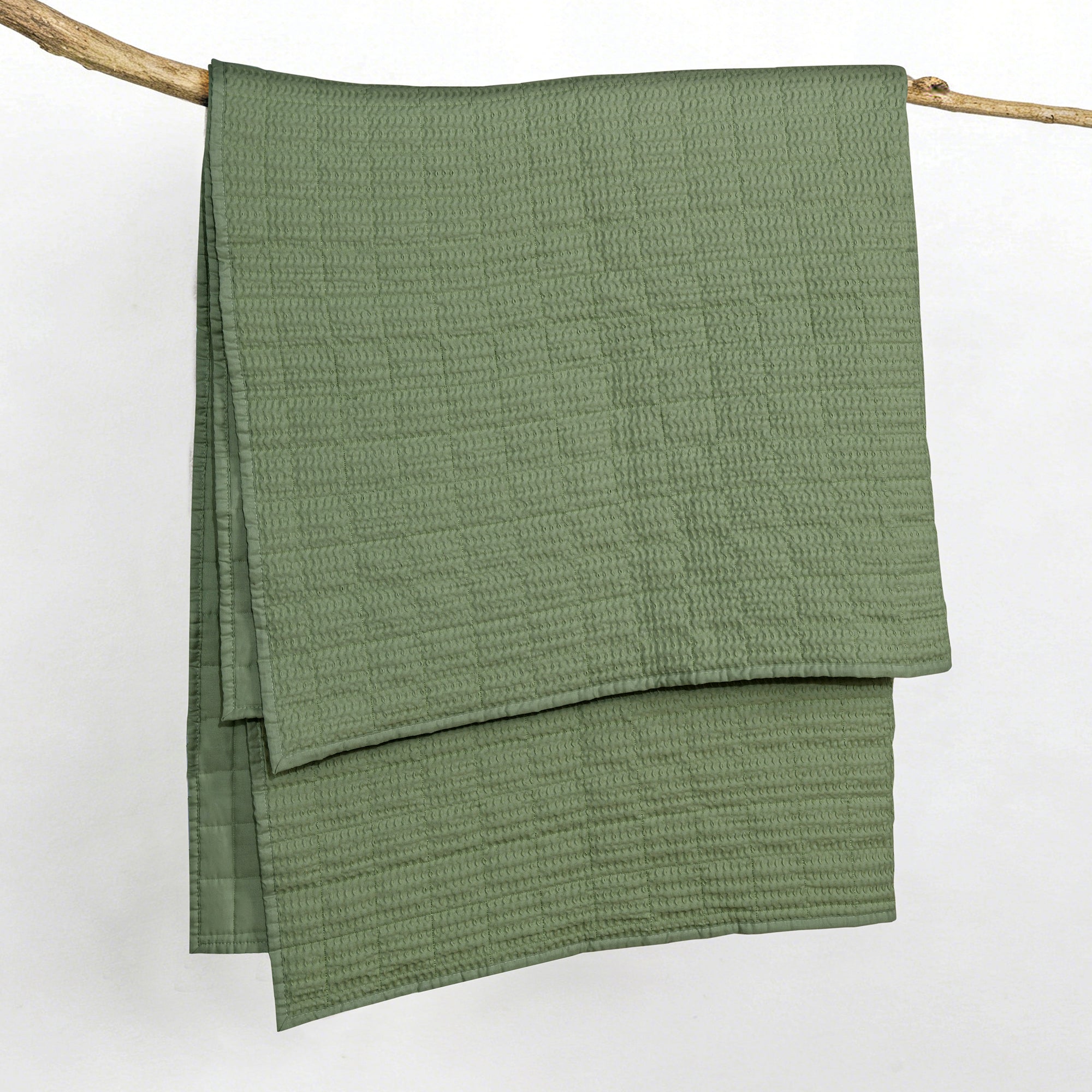 Cloud Waffle Quilted Throw