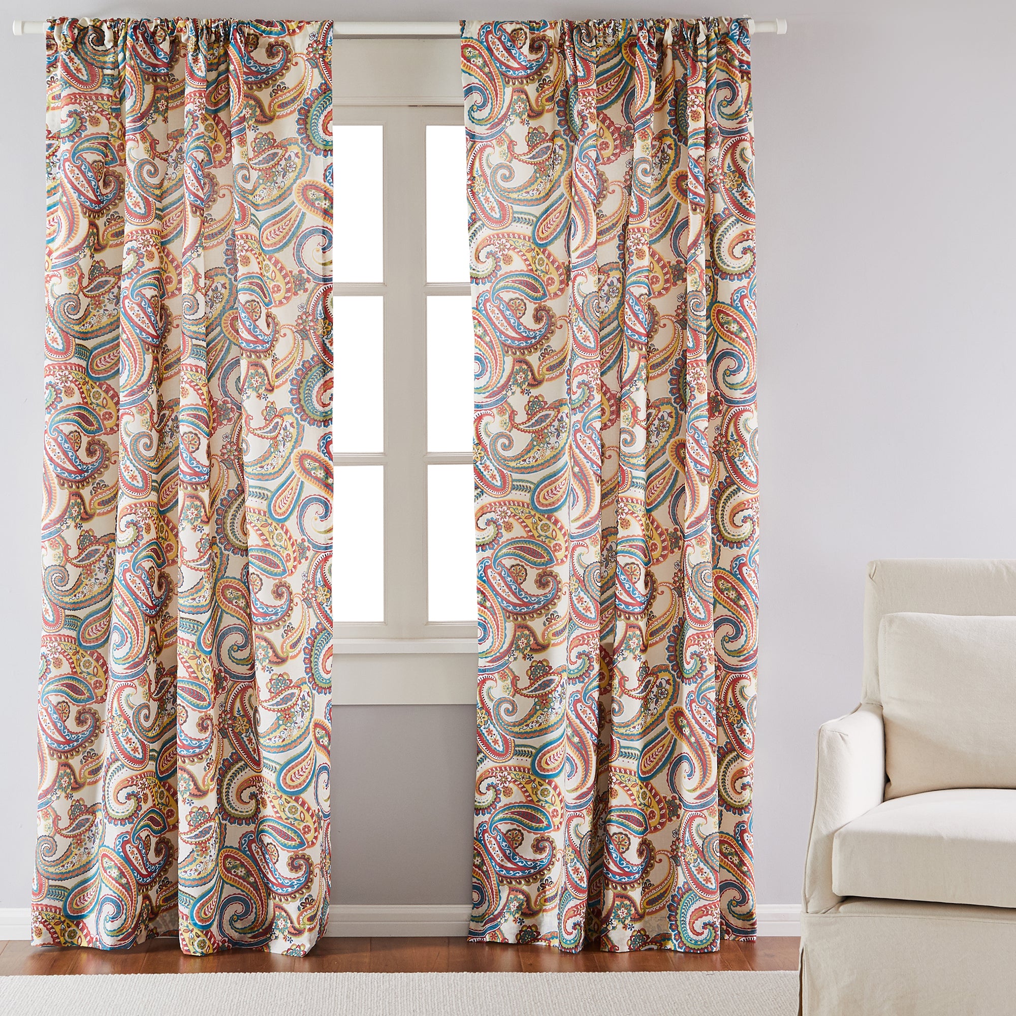 Levtex Home Alyssa Paisley Drape Panel Drapes