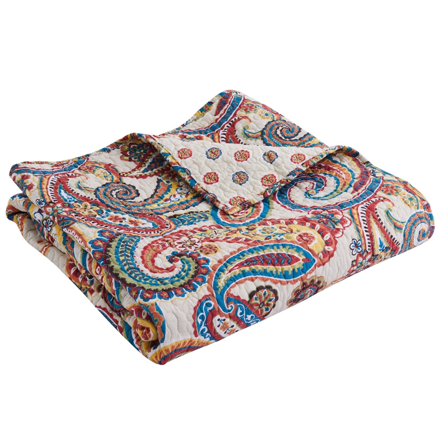 Levtex Home Alyssa Paisley Quilted Throw Throws