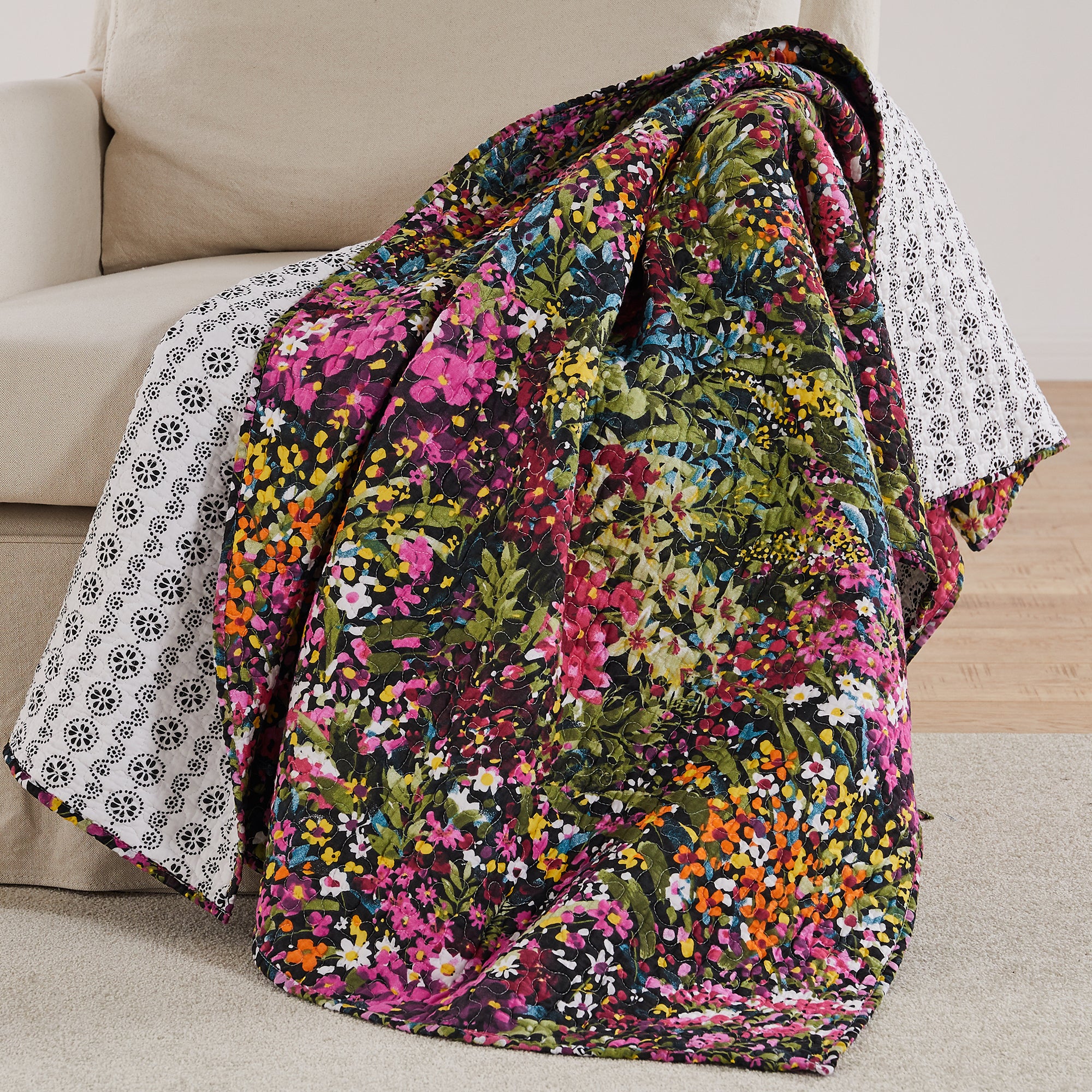 Levtex Home Basel Quilted Throw Throws