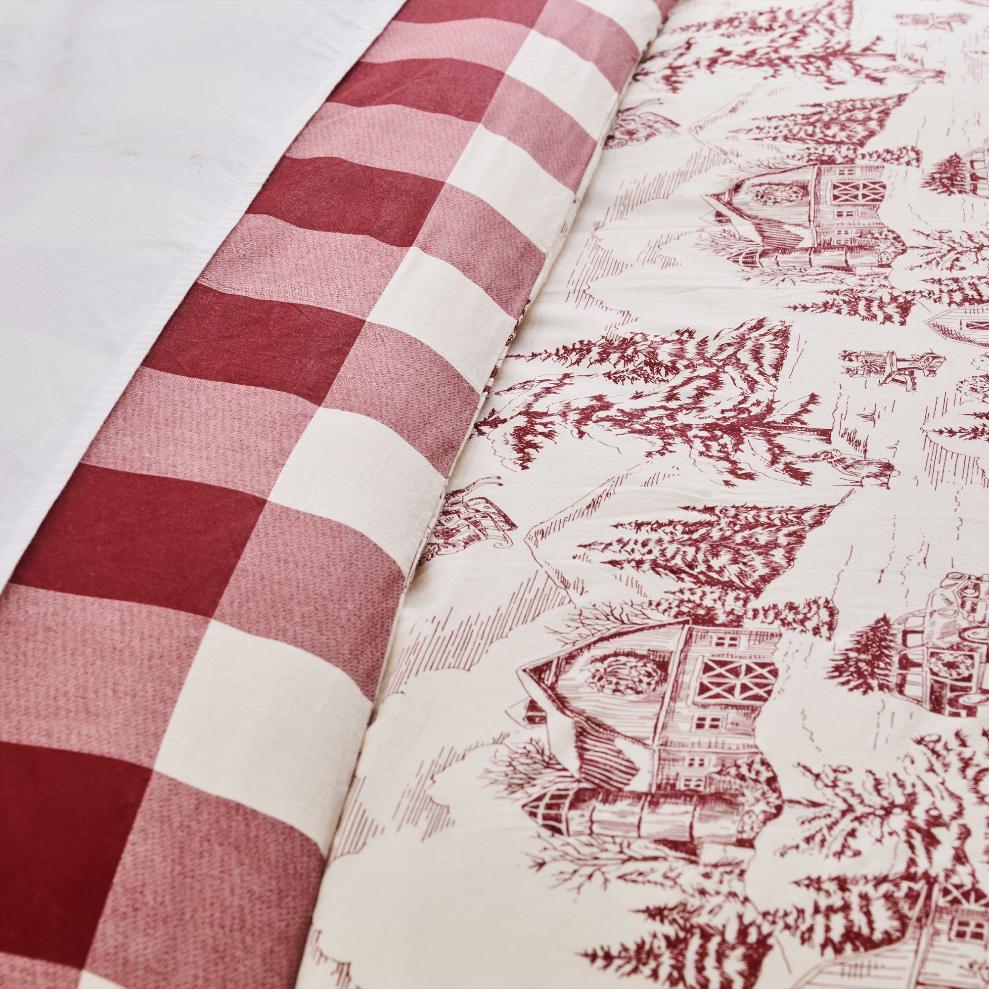 Winter Sleigh Ride Duvet Cover Set