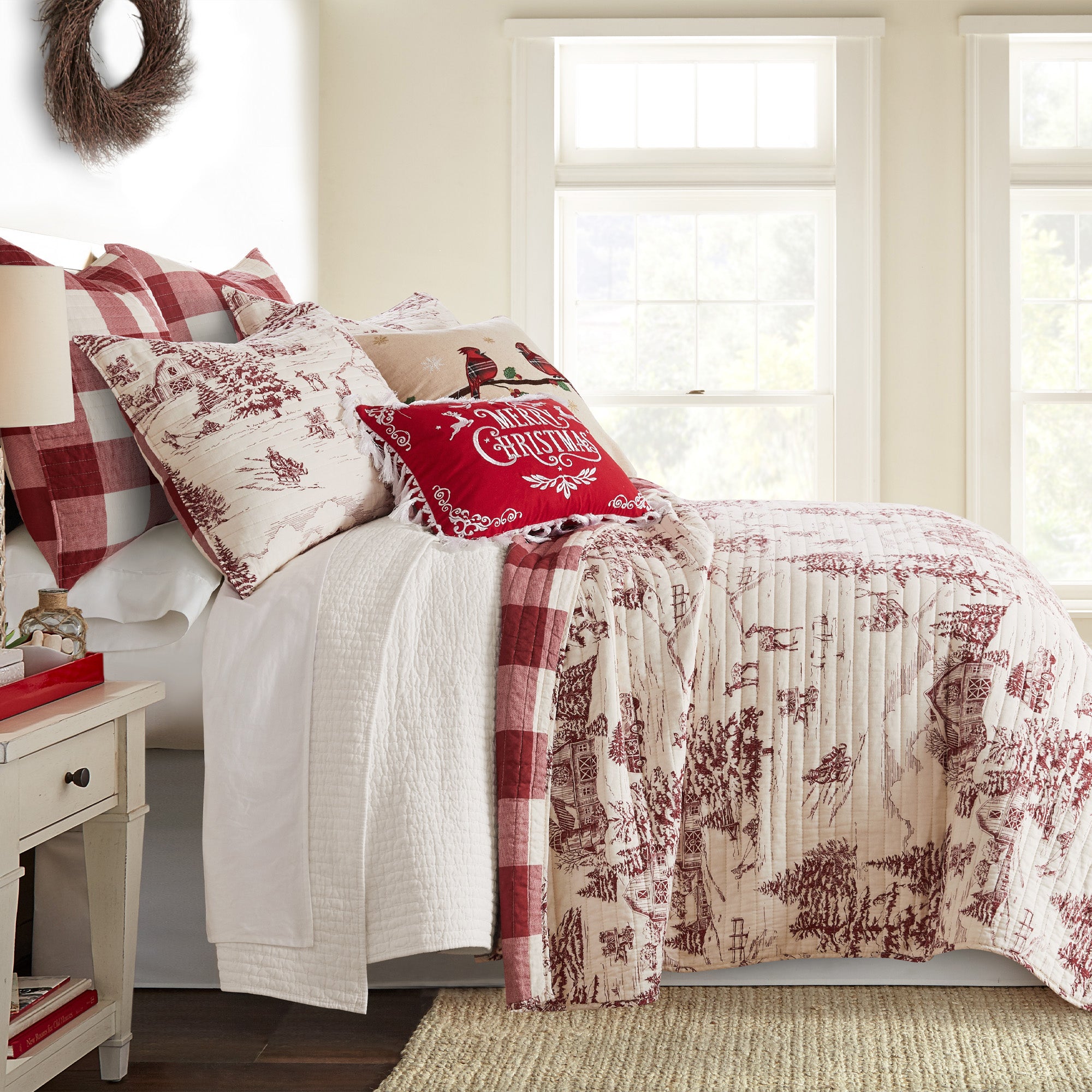 Levtex Home Winter Sleigh Ride Quilt Set Quilts