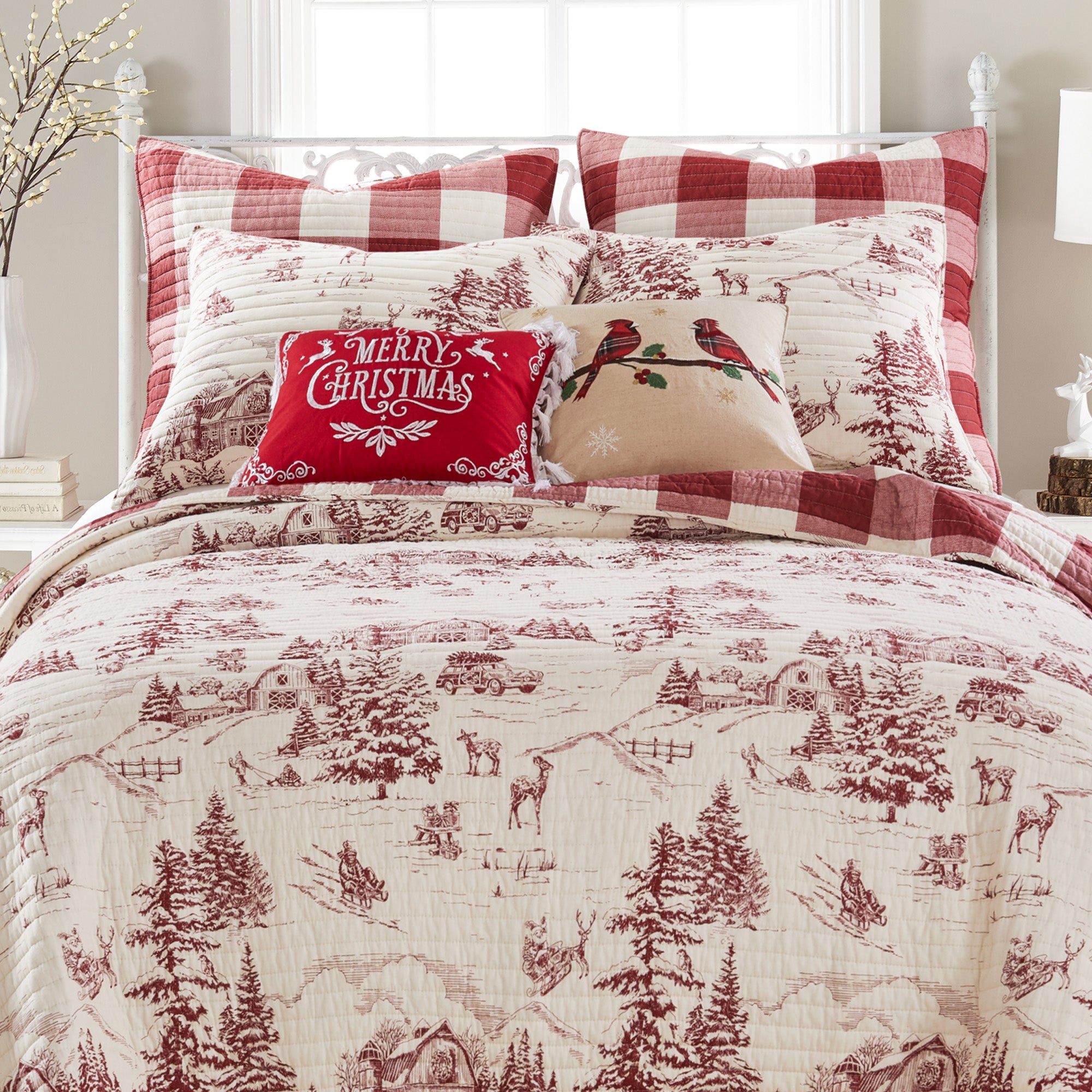 Levtex Home Winter Sleigh Ride Quilt Set Quilts