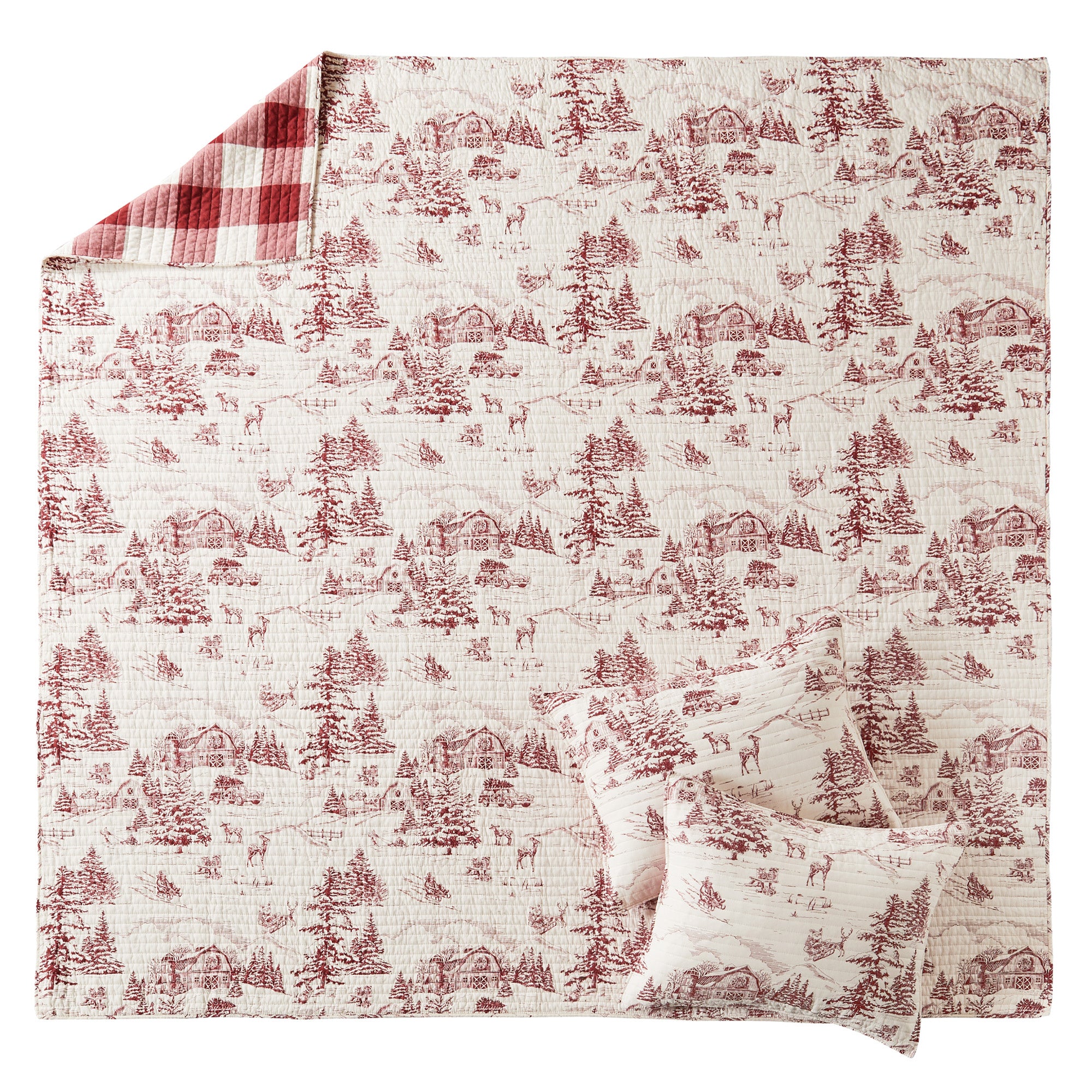 Levtex Home Winter Sleigh Ride Quilt Set Quilts