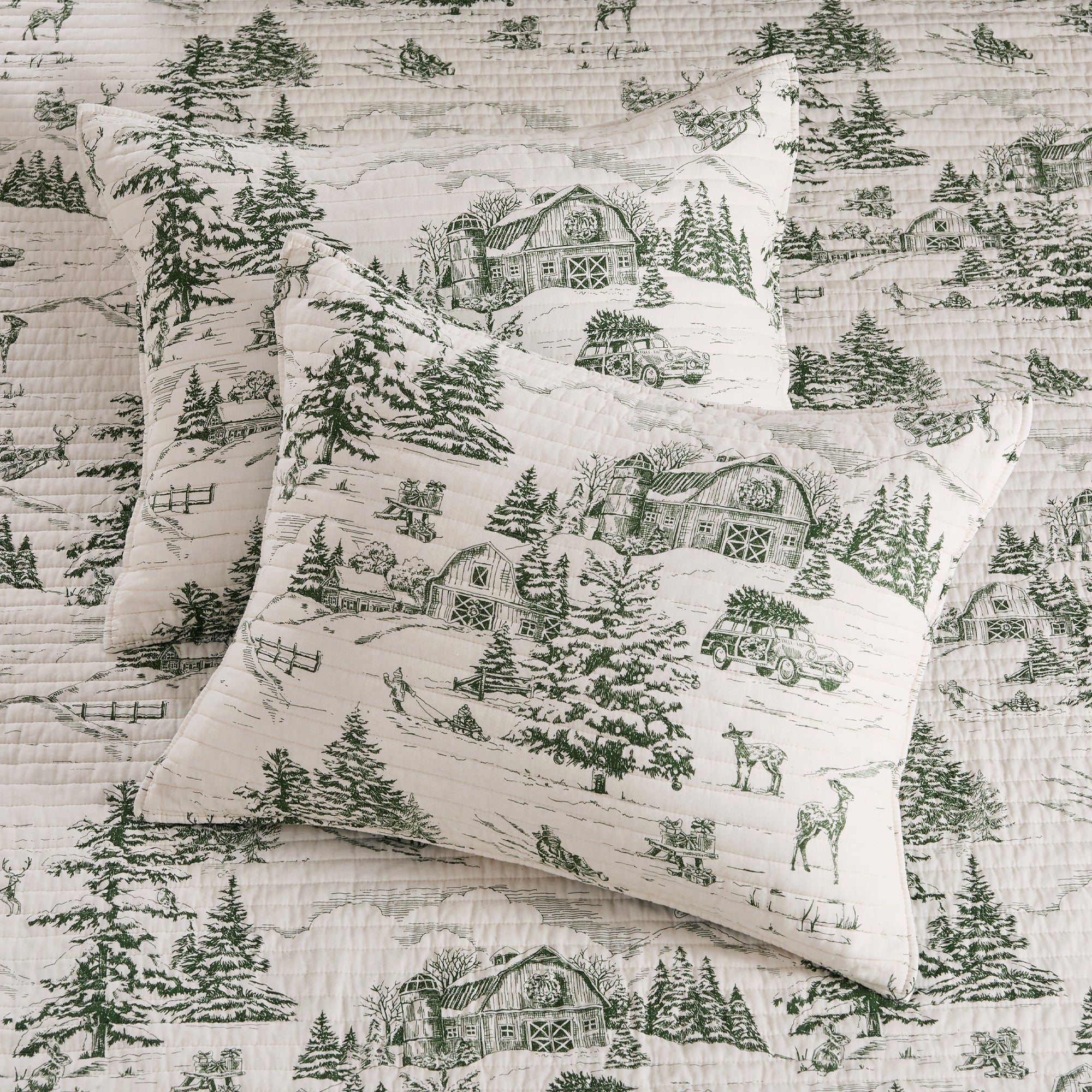 Winter Sleigh Ride Quilt Set