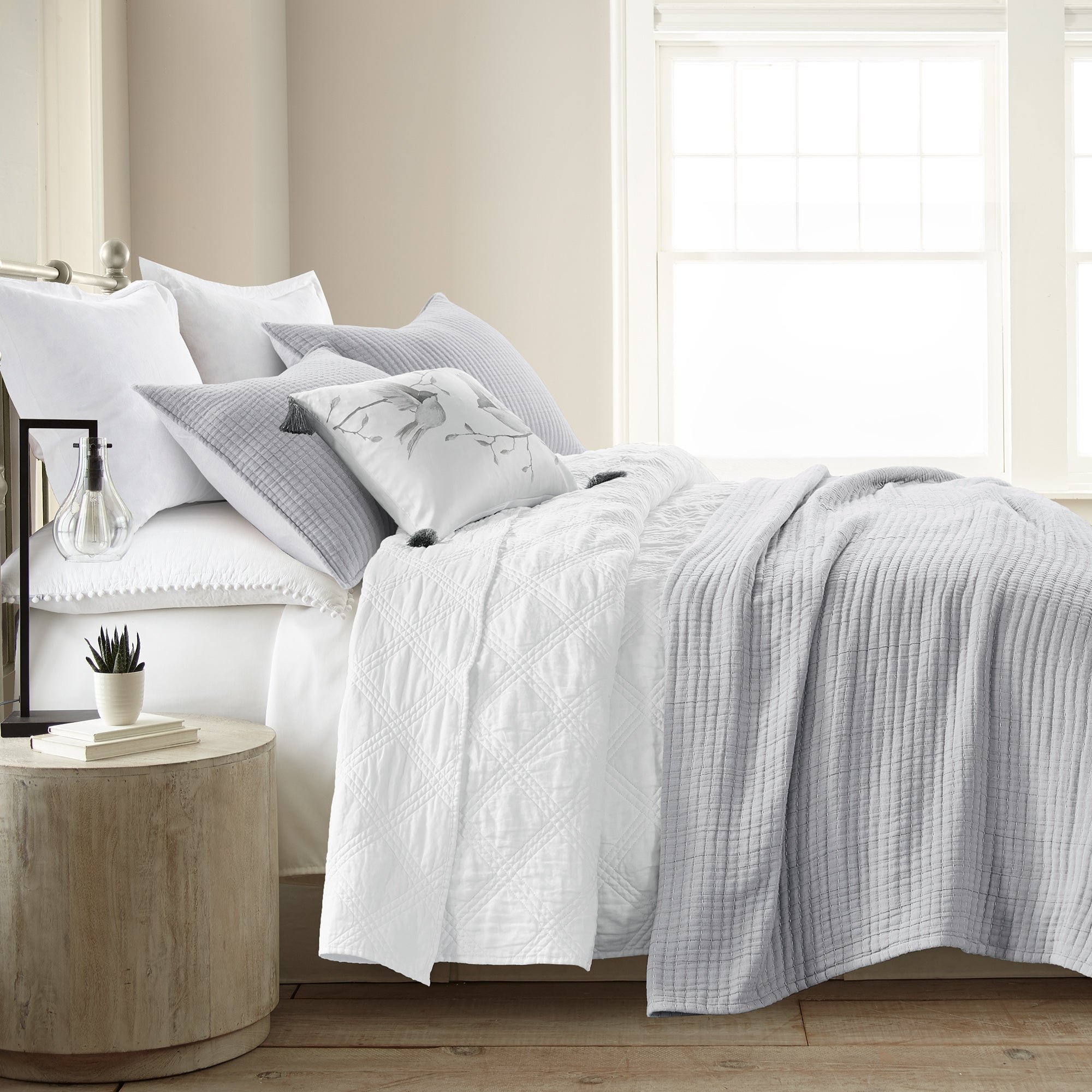 Levtex Home Caden Cotton Muslin Coverlet Coverlets