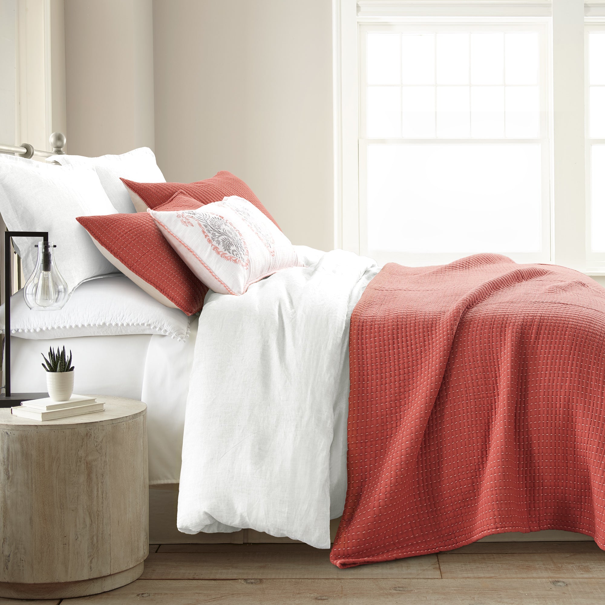 Levtex Home Caden Cotton Muslin Coverlet Set Coverlets