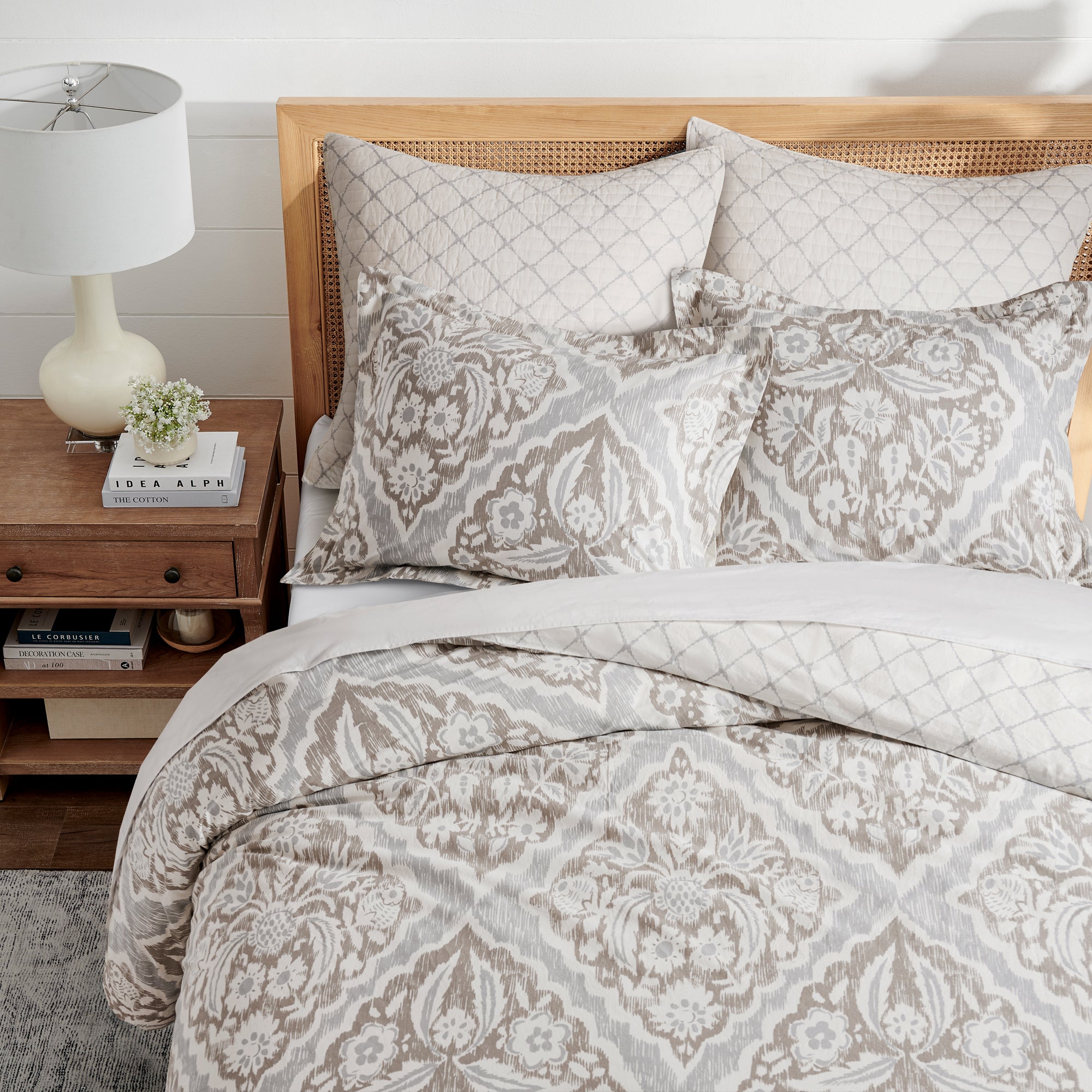 Levtex Home Becker Taupe Duvet Cover Set Duvets