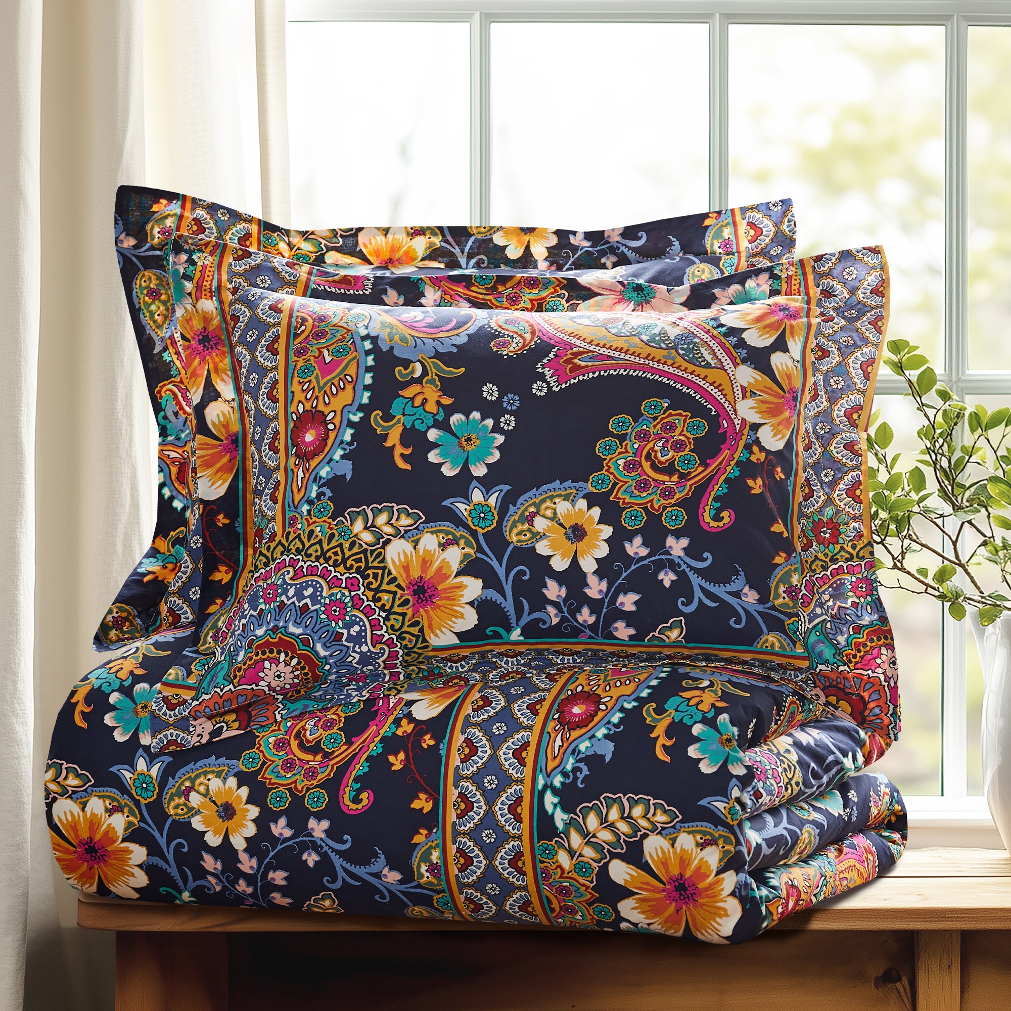 Levtex Home Bertelli Navy Comforter Set Comforters
