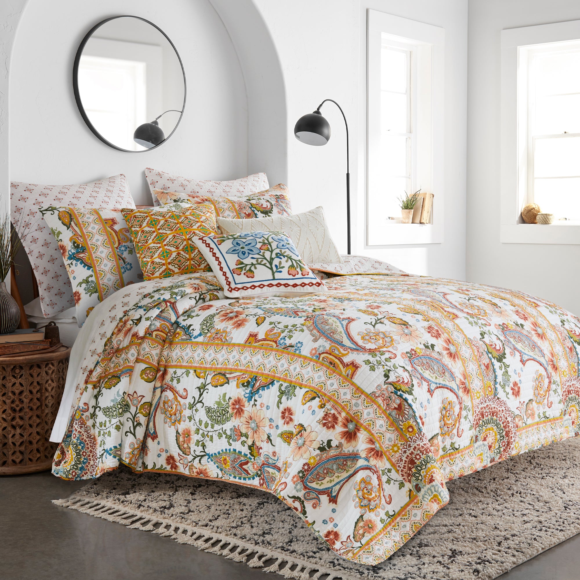 Levtex Home Bertelli Euro Sham Set of 2 Euro Shams