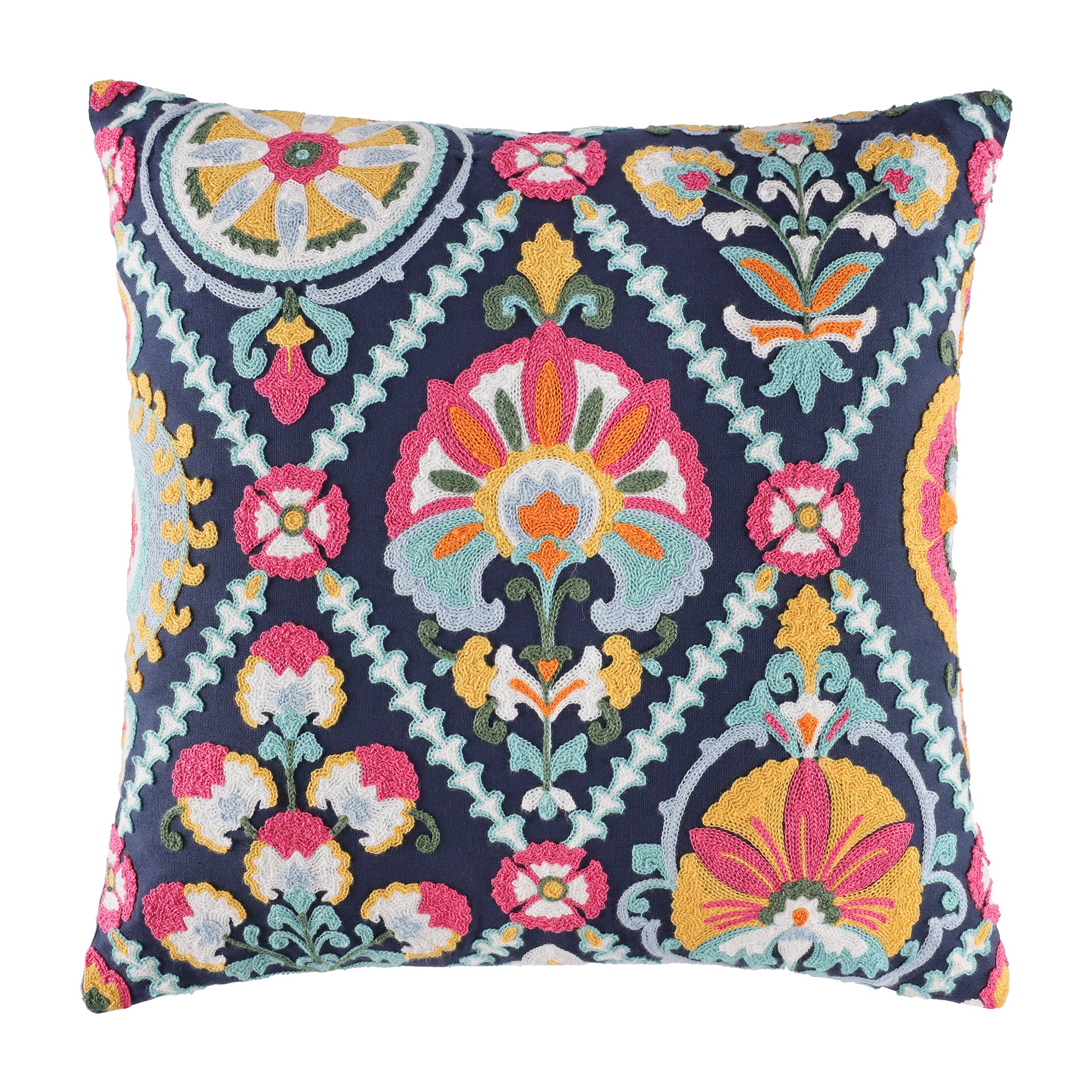 Roshita Crewel Suzani Pillow