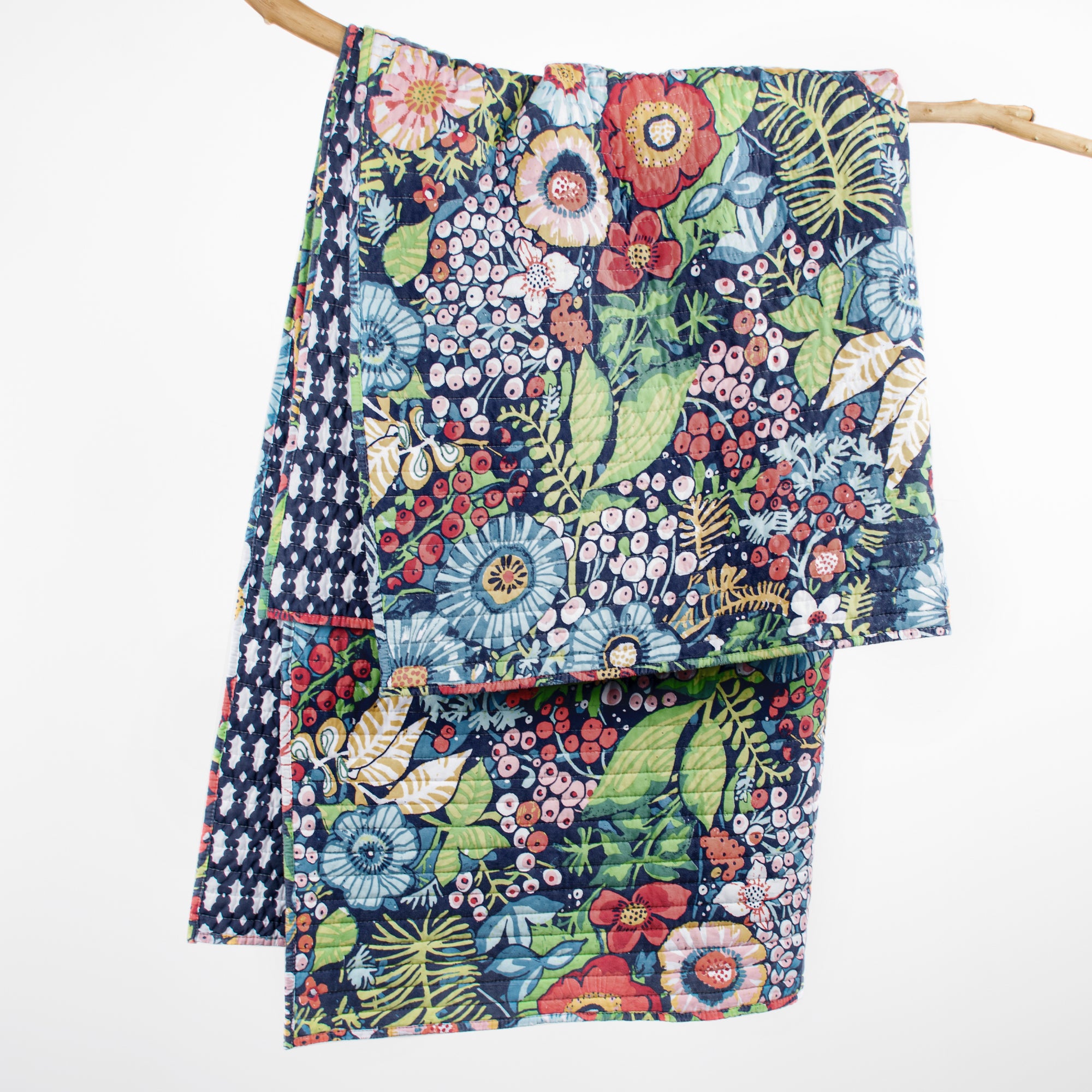 Levtex Home Night Garden Quilted Throw Throws