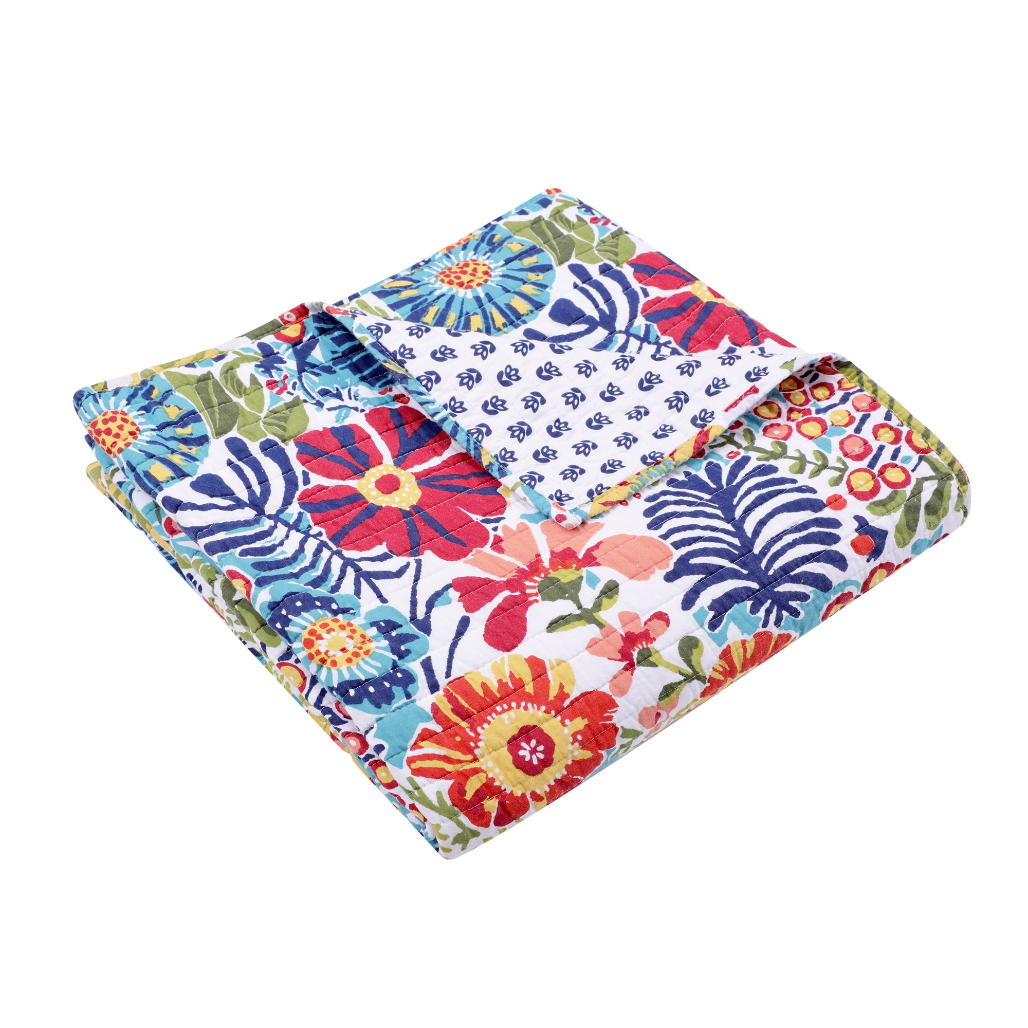 Night Garden Quilted Throw