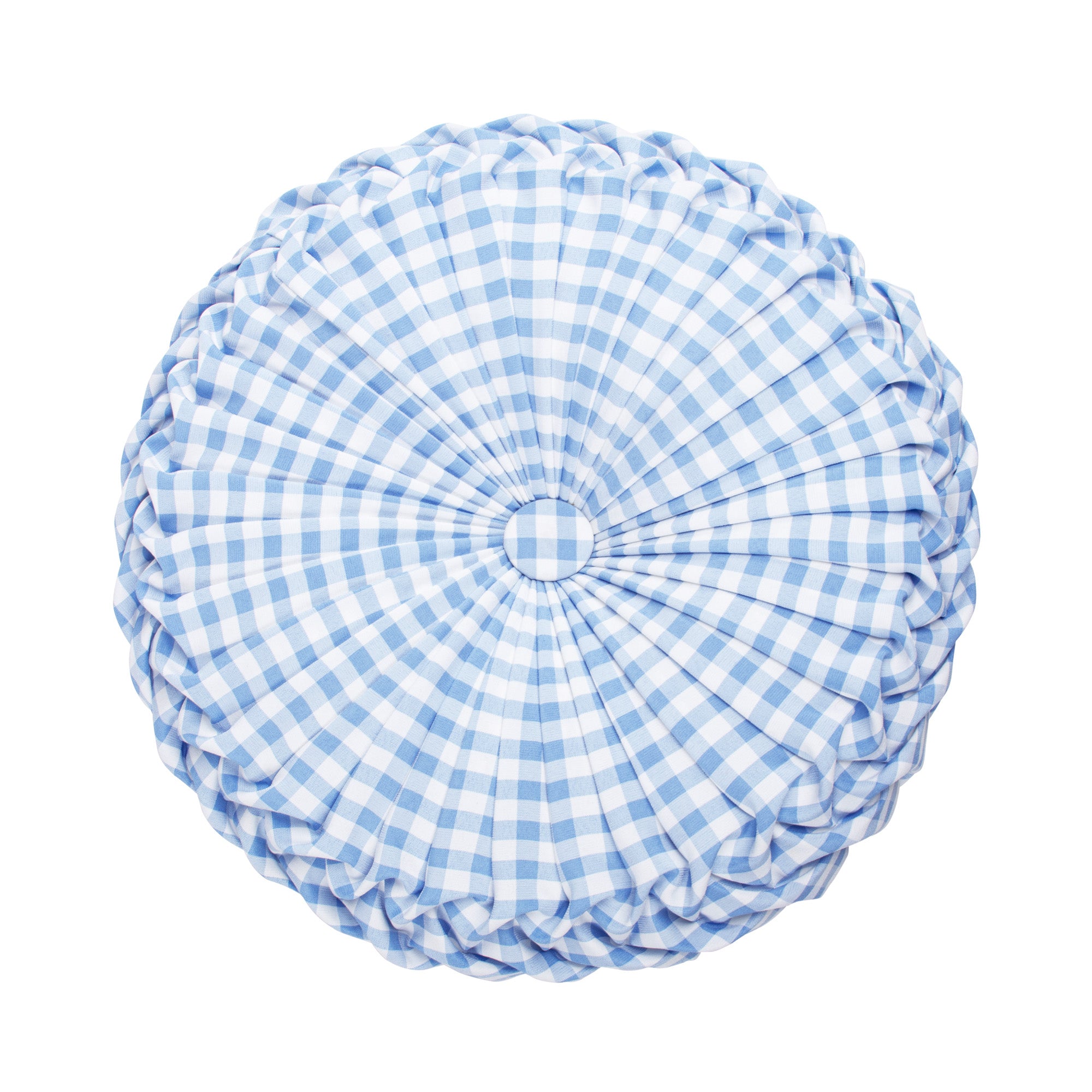Radella Gingham Round Pillow
