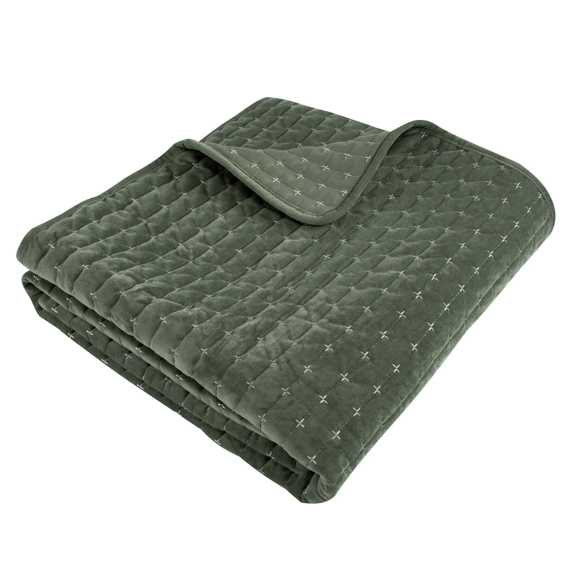 Levtex Home Velvet Stitch Quilted Throw Throws