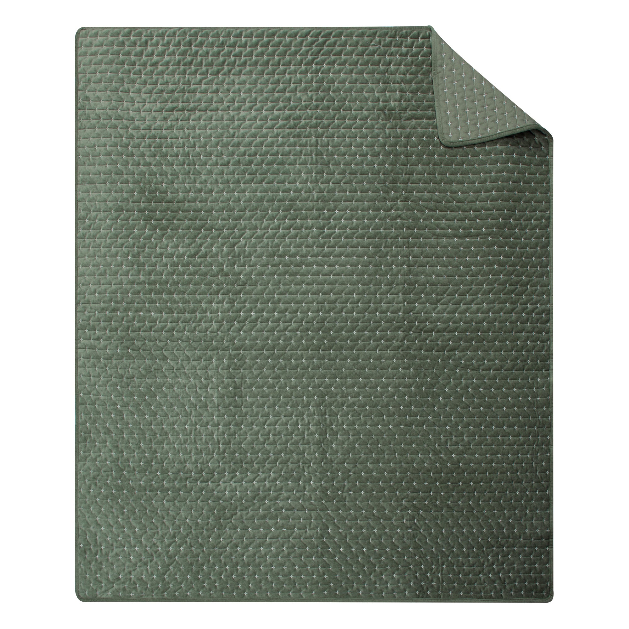 Levtex Home Velvet Stitch Quilted Throw Throws